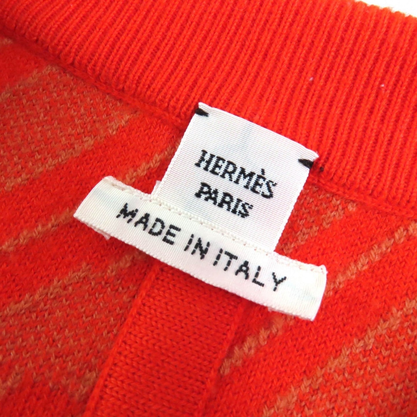 Hermes Knit 3H2603D2 Wool Orange 42