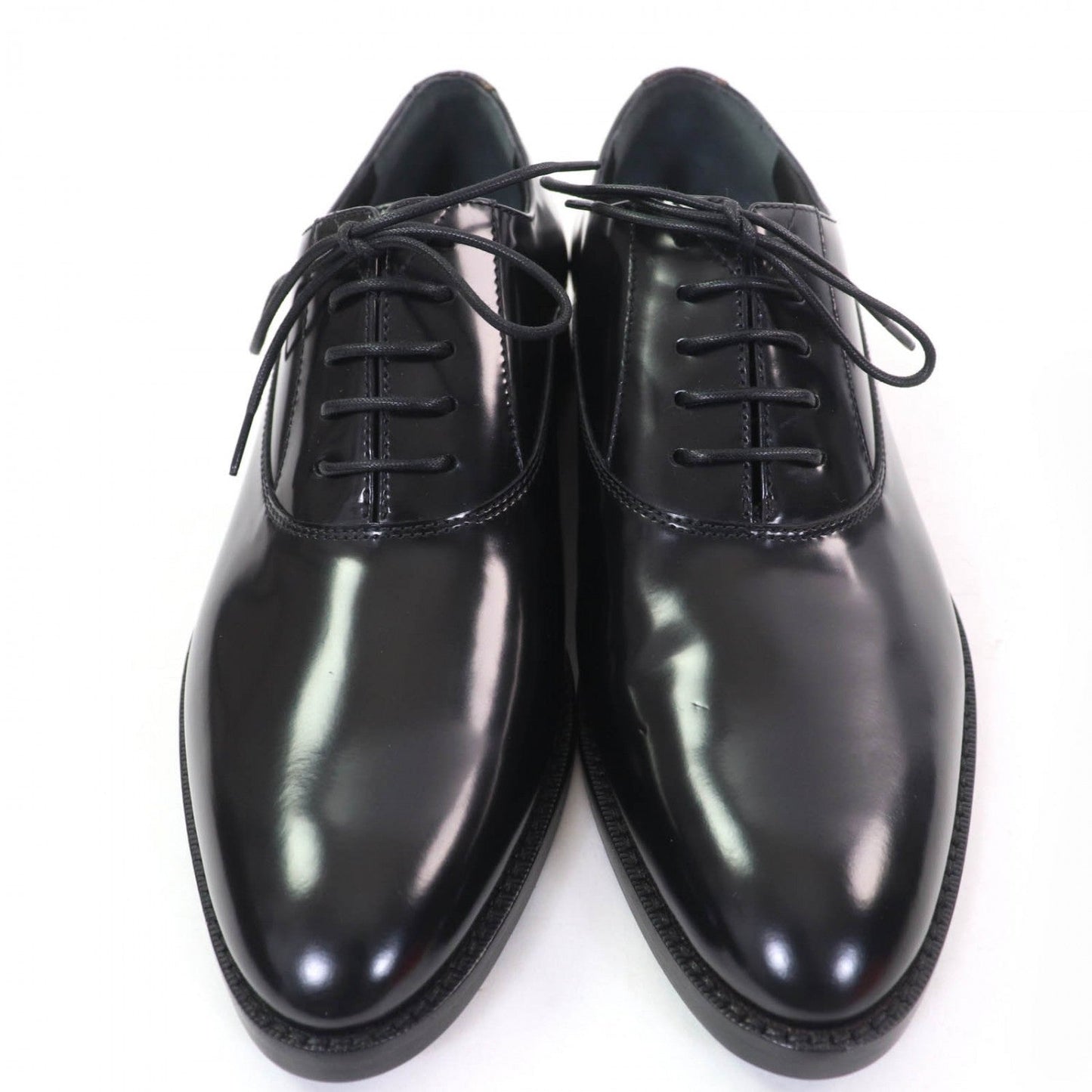 Louis Vuitton Leather Shoes Leather Black Suit Line Oxford 37