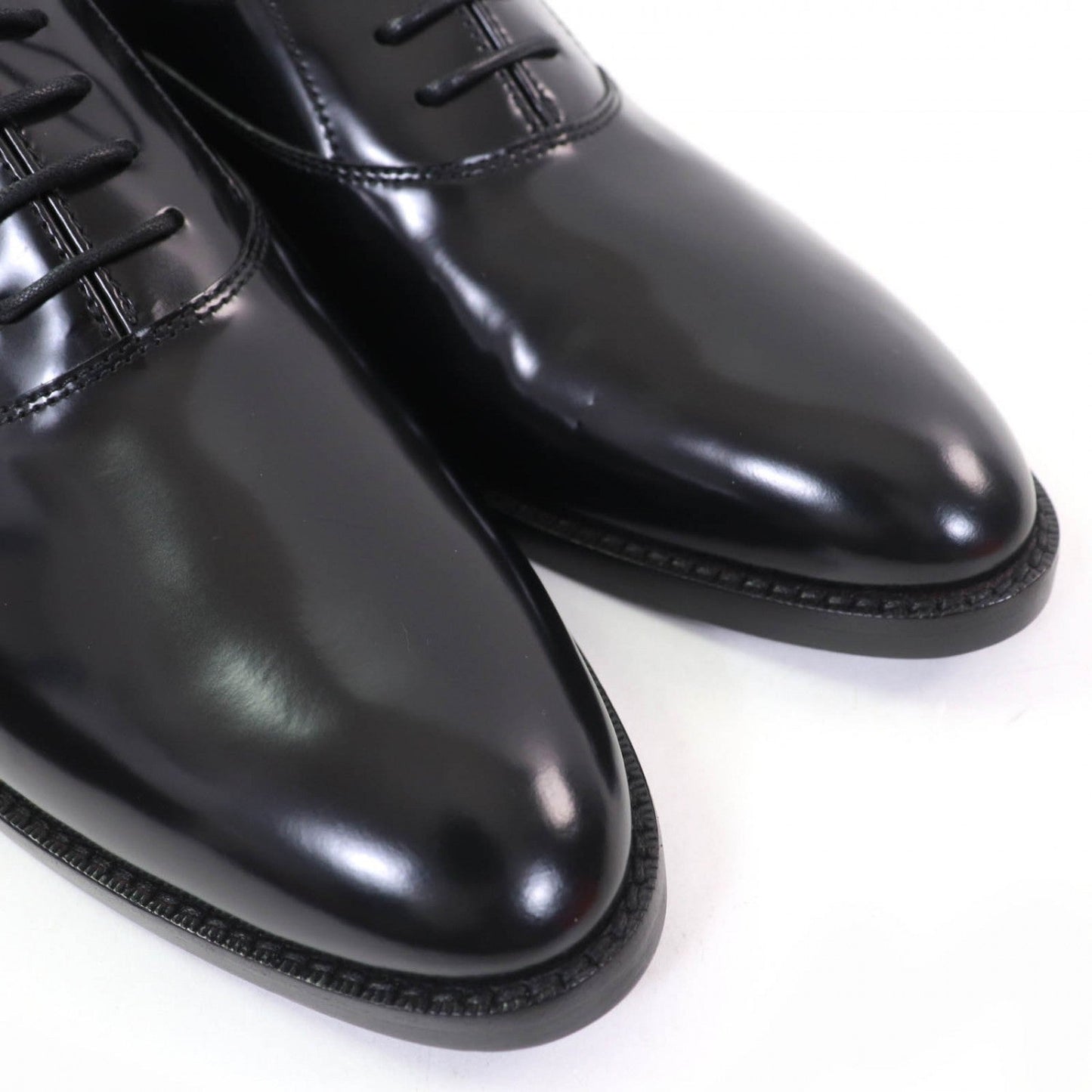 Louis Vuitton Leather Shoes Leather Black Suit Line Oxford 37