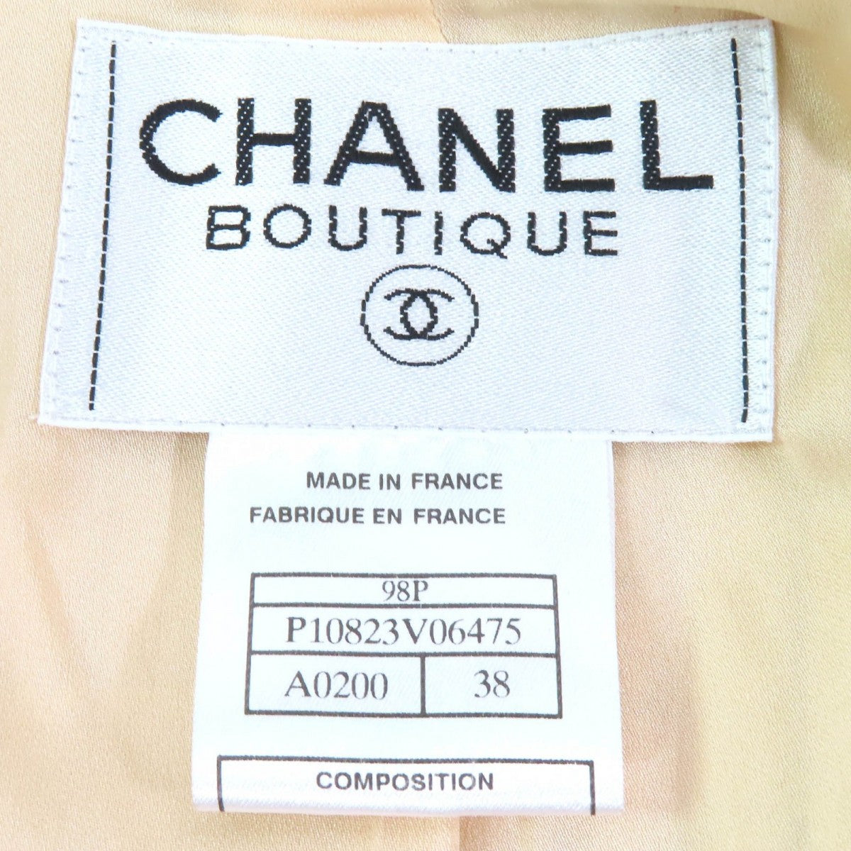 Chanel Tailored Jacket 98P P10823 Outer