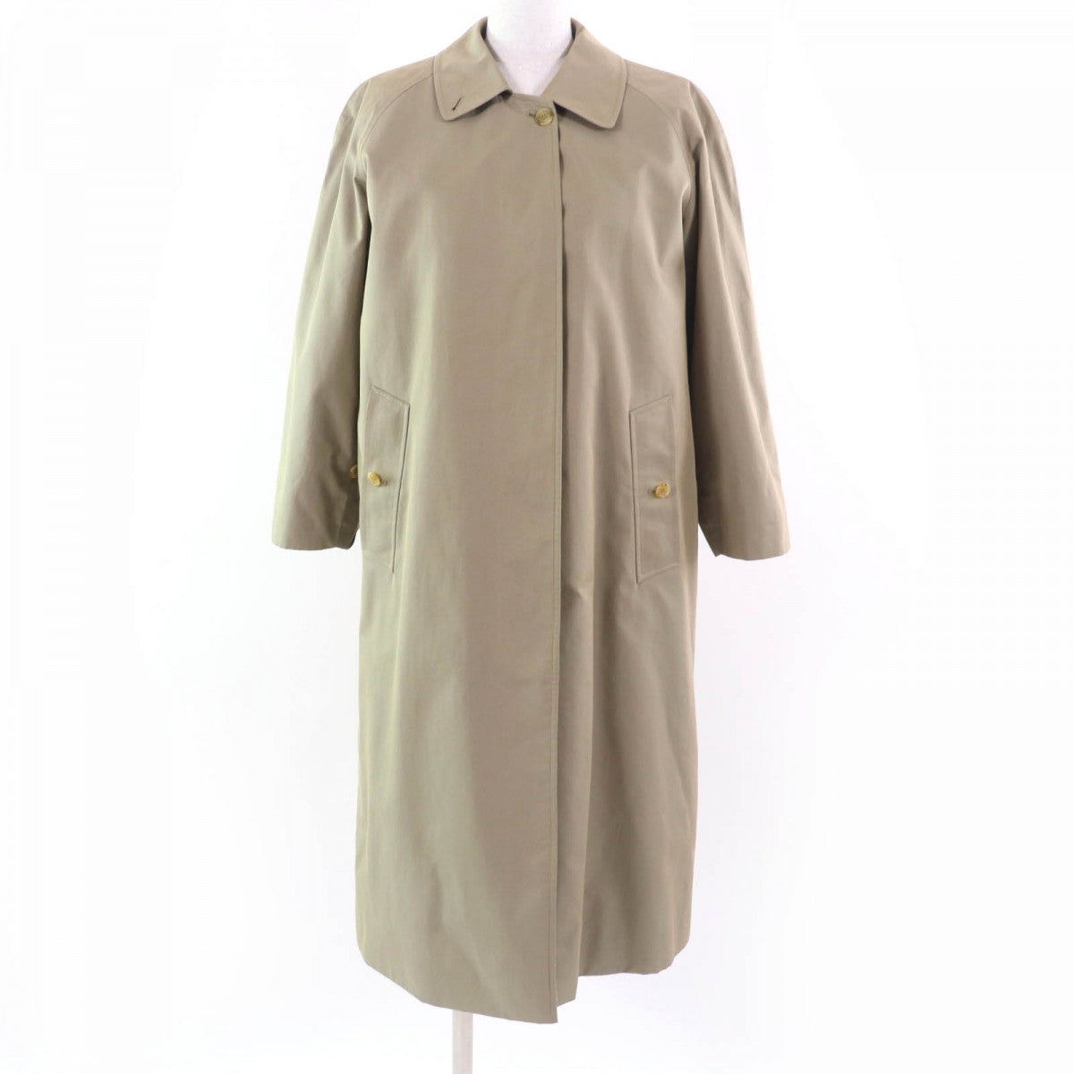 Burberry Stainless Collar Coat Cotton Beige No Size Listed