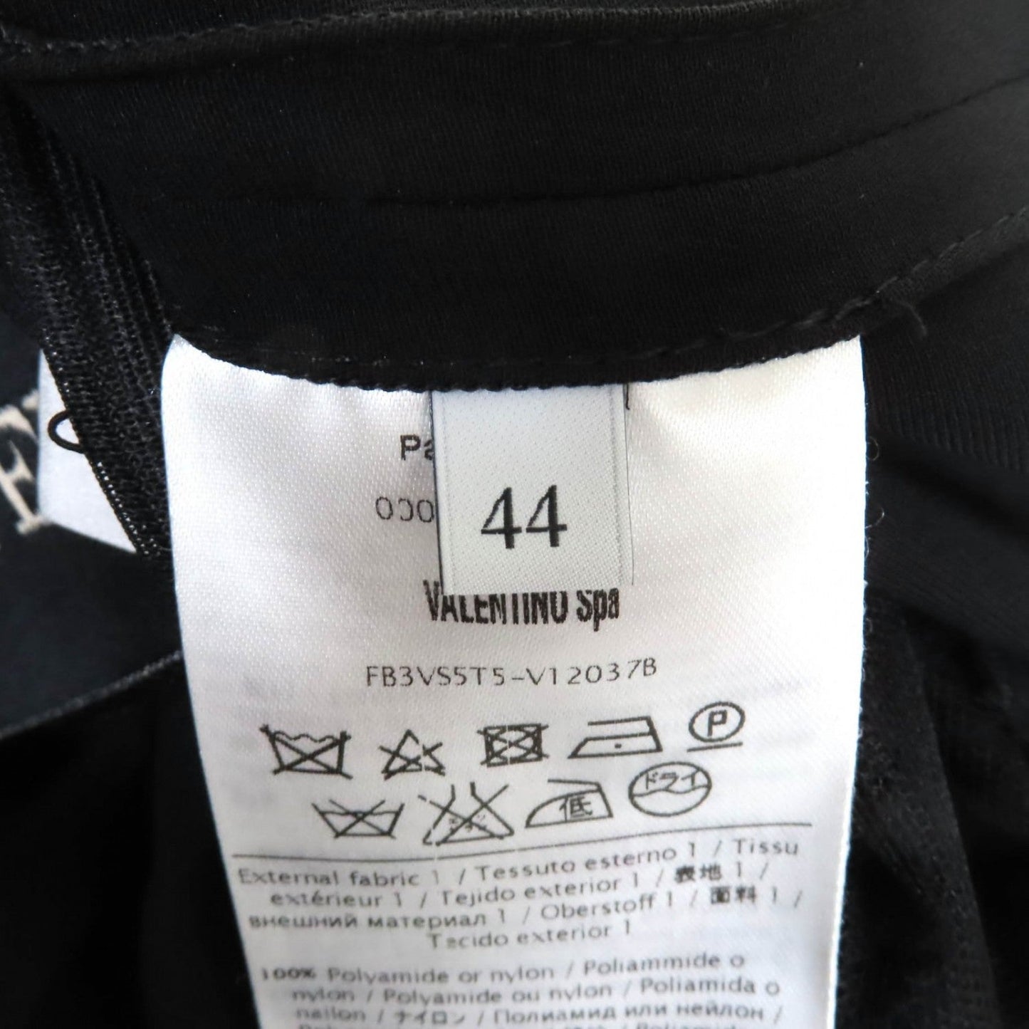 Valentino One Piece Nylon Black 44