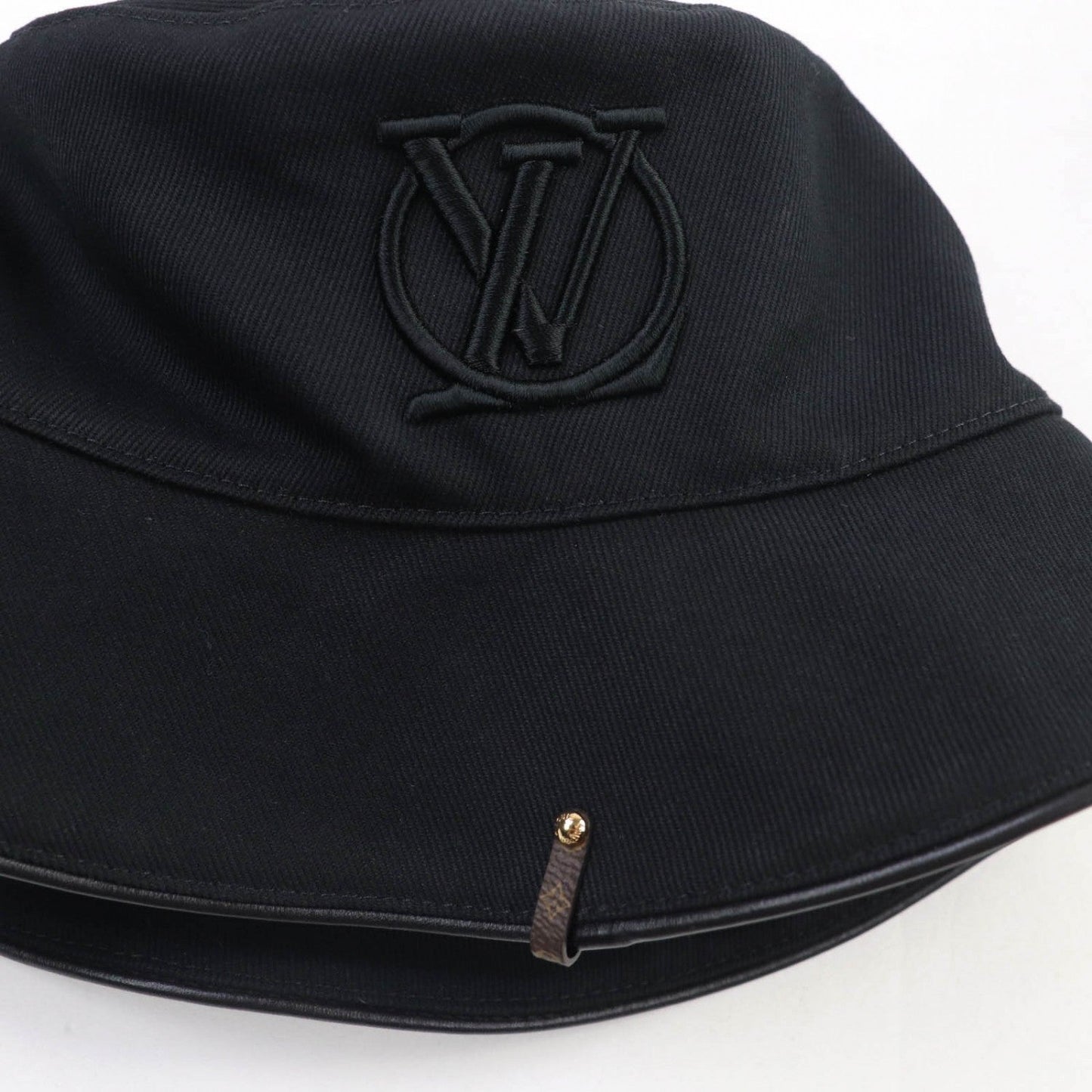 Louis Vuitton Hat M7054S Cotton Black Bucket Hatlv City