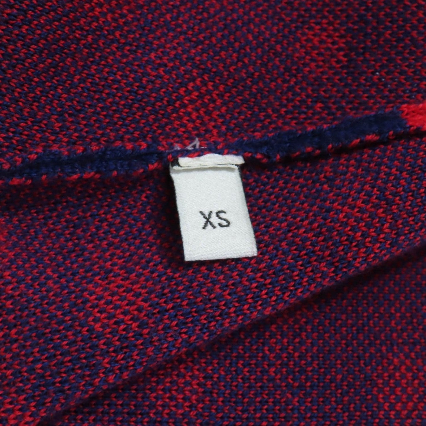 Gucci Skirt 623610 Wool Navy Red Xs