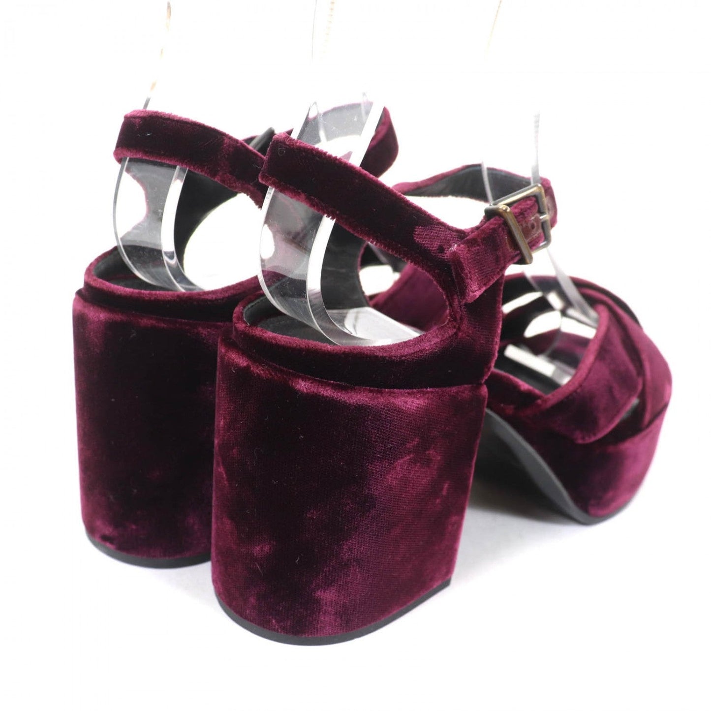 Jil Sander Sandals Velor Purple 36