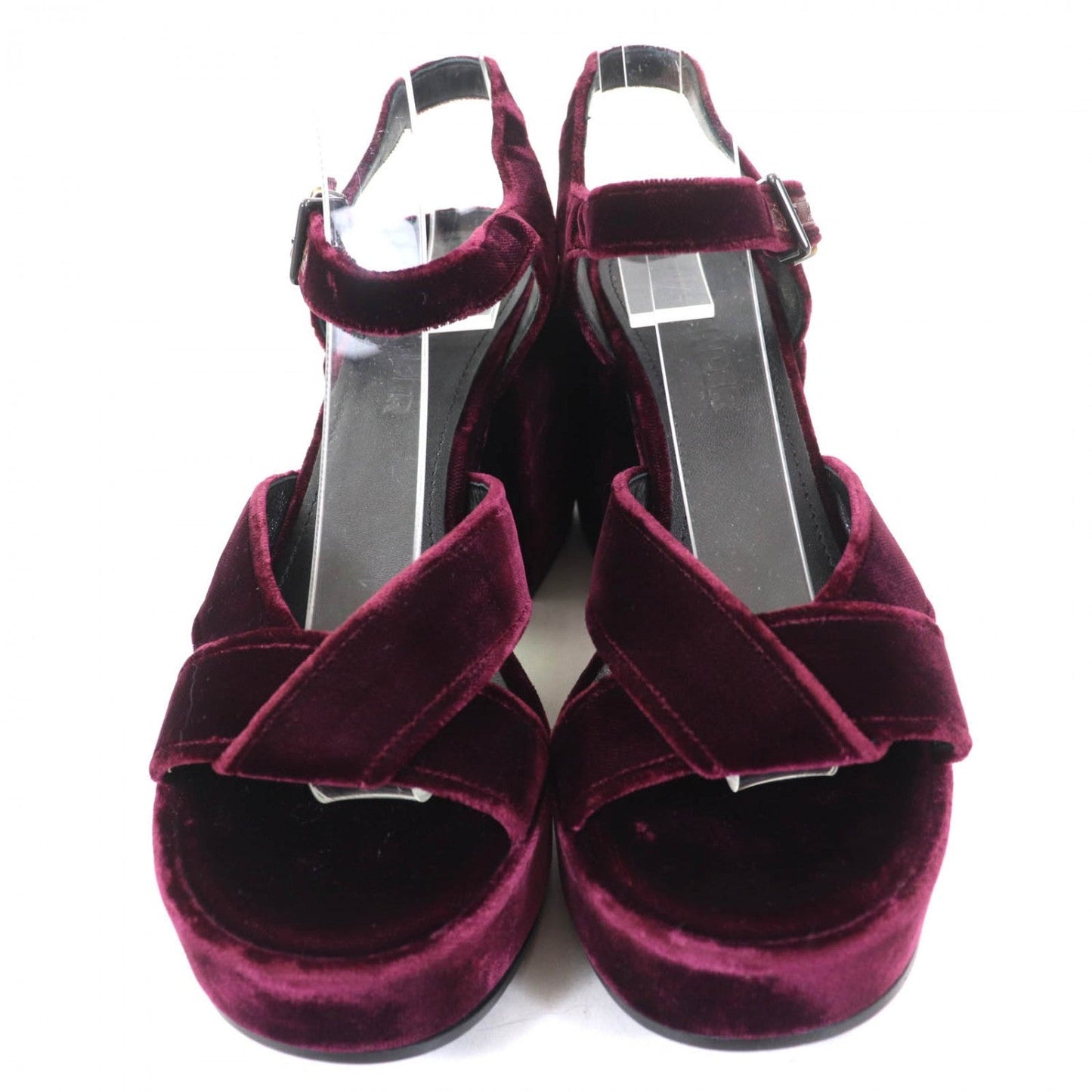 Jil Sander Sandals Velor Purple 36