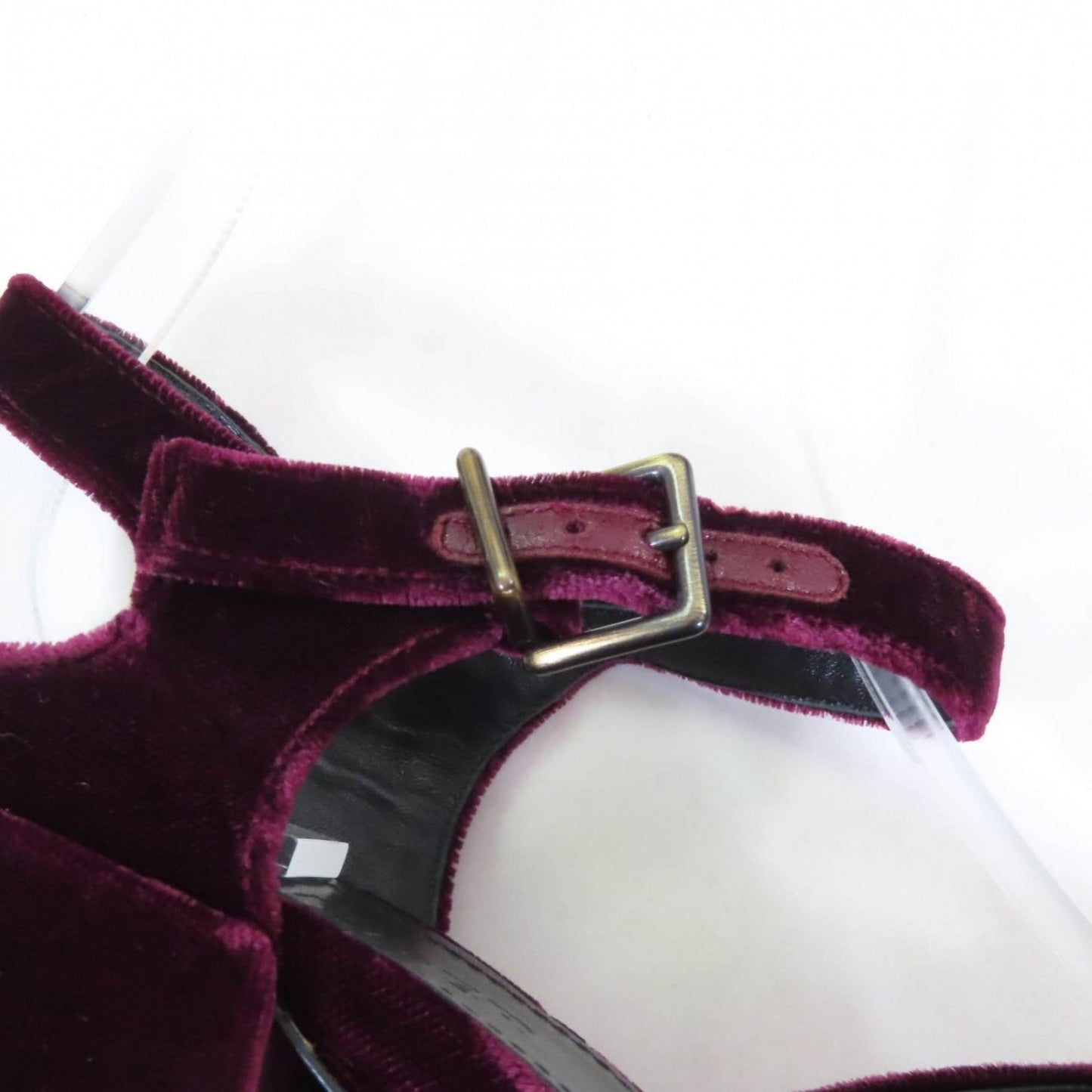 Jil Sander Sandals Velor Purple 36