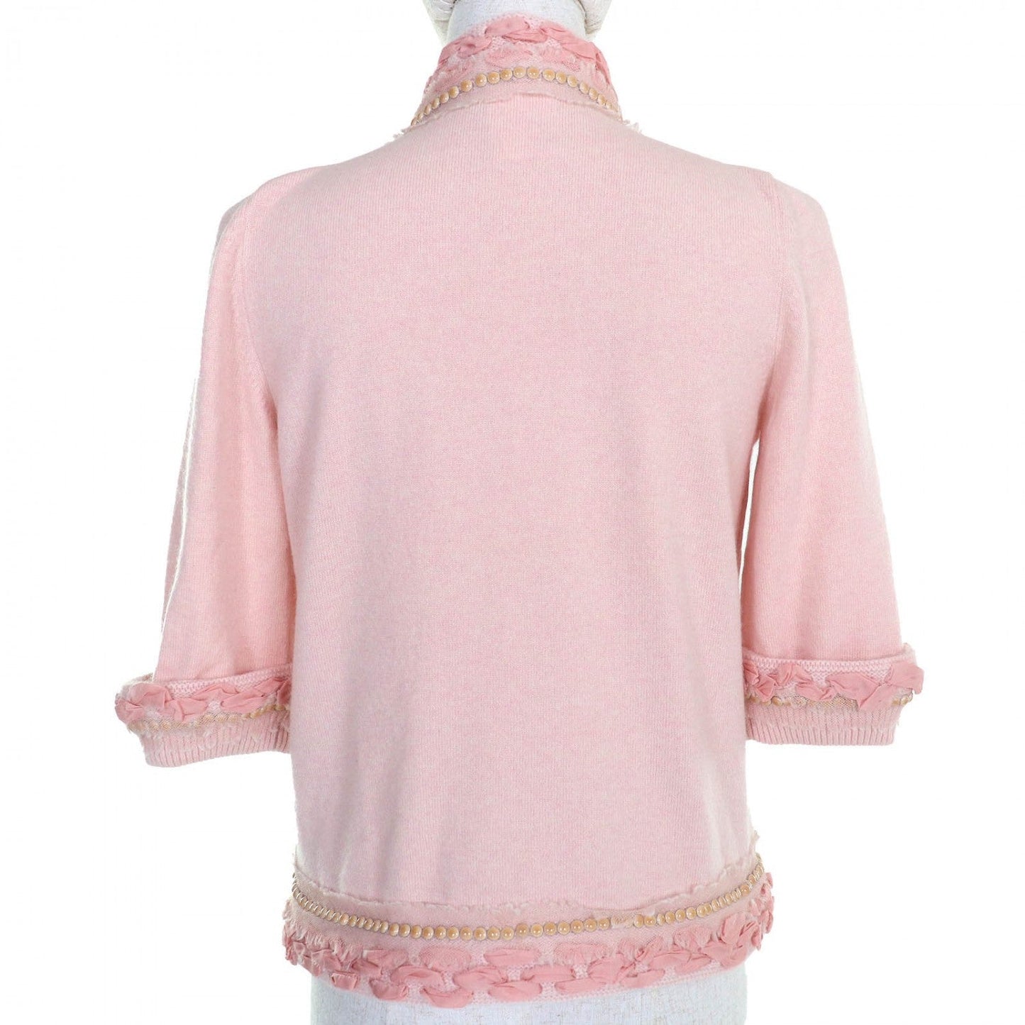 Chanel Cardigan P37887 Cashmere Pink 36