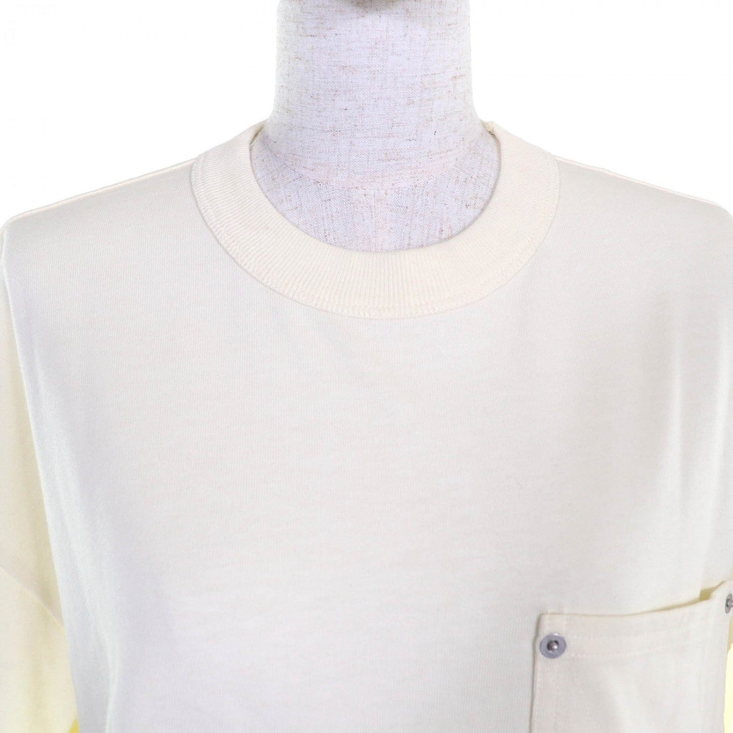 Bottegaveneta Short Sleeve T-Shirt 777597 Cotton Cream Type Xs
