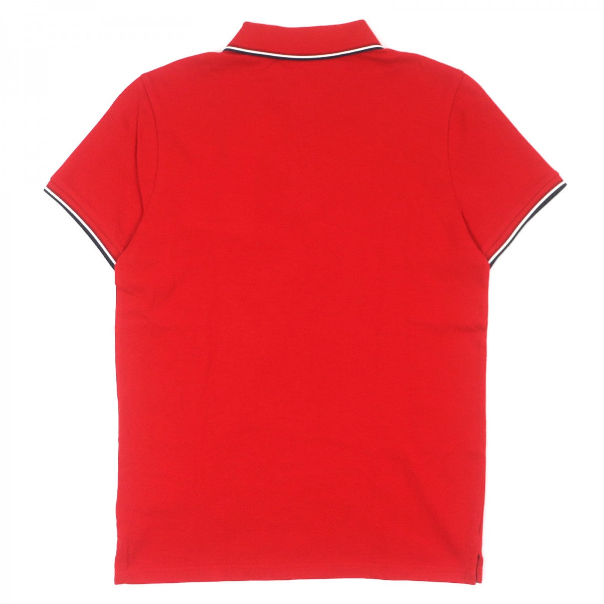 Moncler Short Sleeve Polo Shirt Cotton Red S