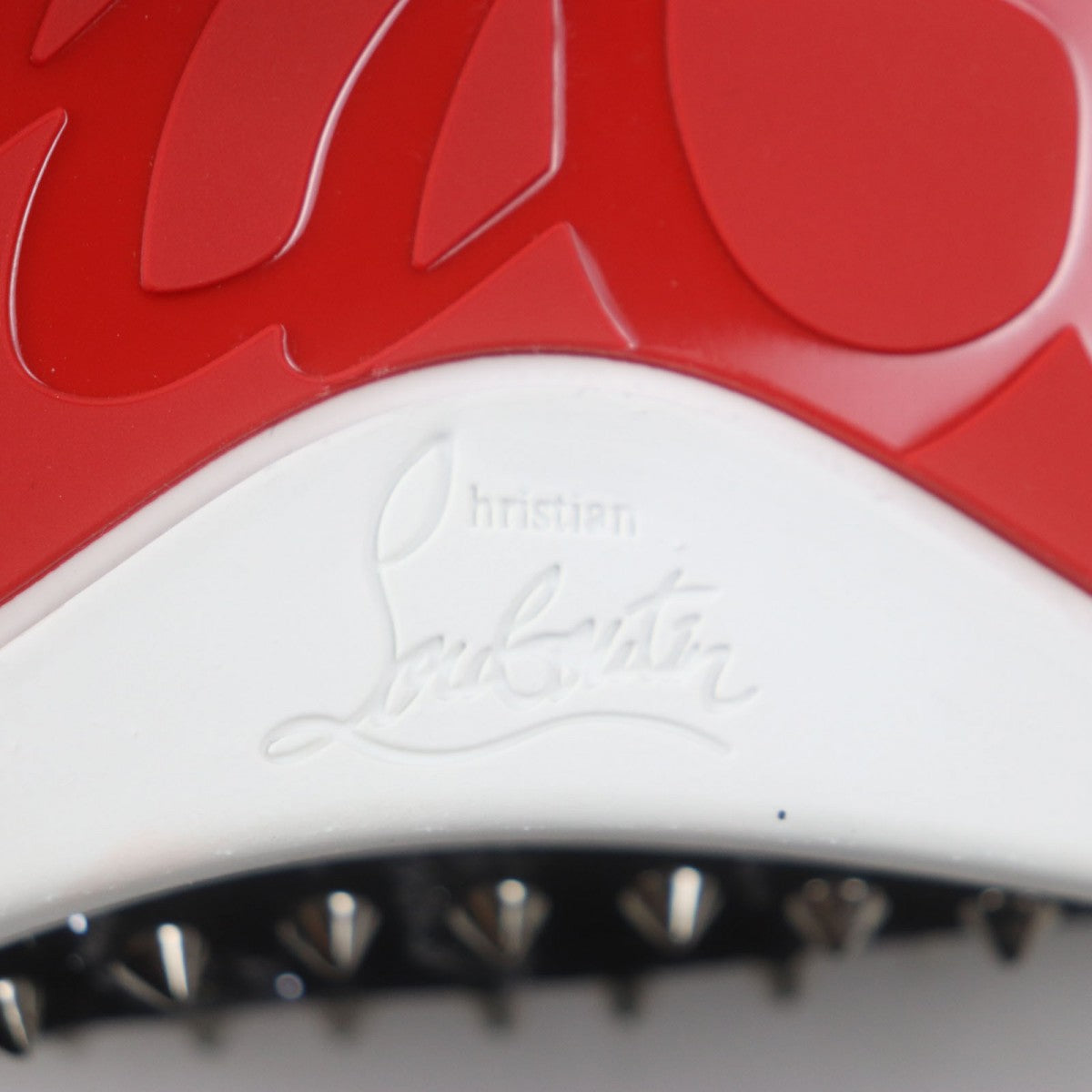 Christian Louboutin Sneakers Velor Black Roller Boat 43