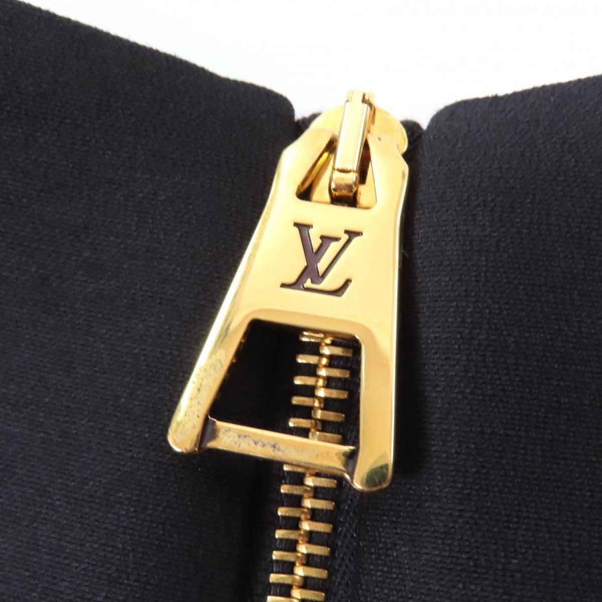 Louis Vuitton Overall Wool Black Button-Waist Mikado Playsuit 34