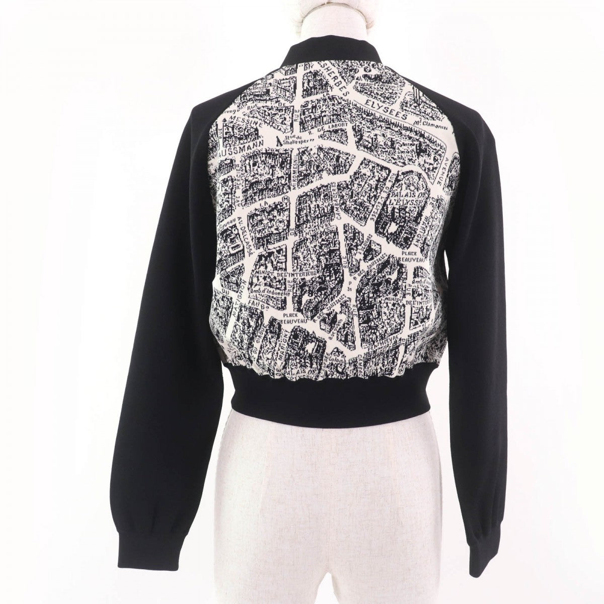 Christian Dior Cardigan 324V50Am505 Rayon Black Plan De Paris 40