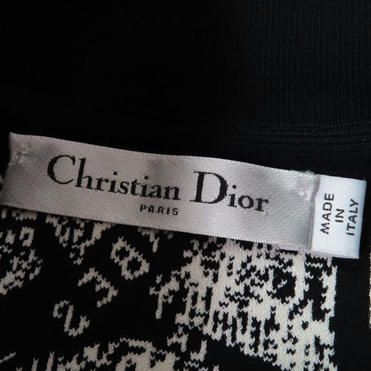 Christian Dior Cardigan 324V50Am505 Rayon Black Plan De Paris 40