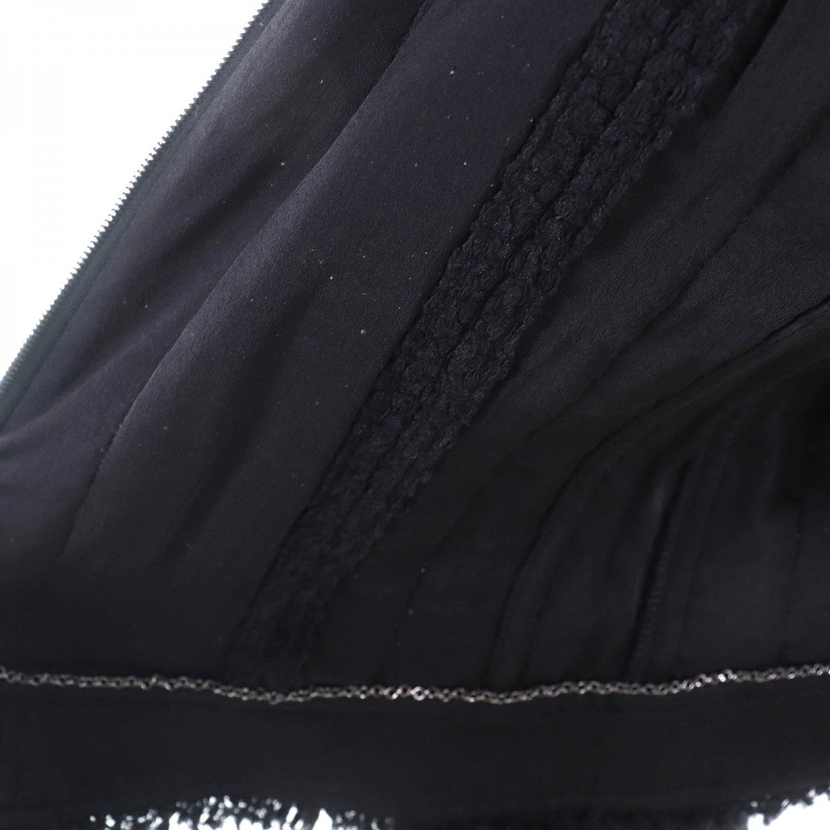 Chanel Jacket 06P P27993 Silk Black 38