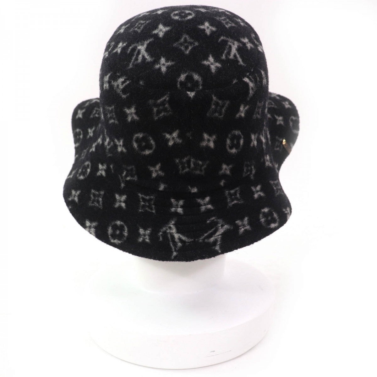 Louis Vuitton Hat M76743 Wool Black Bob Carry On Hat M