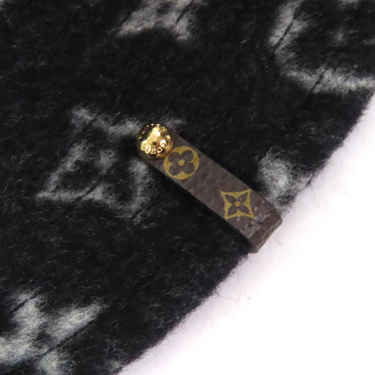 Louis Vuitton Hat M76743 Wool Black Bob Carry On Hat M