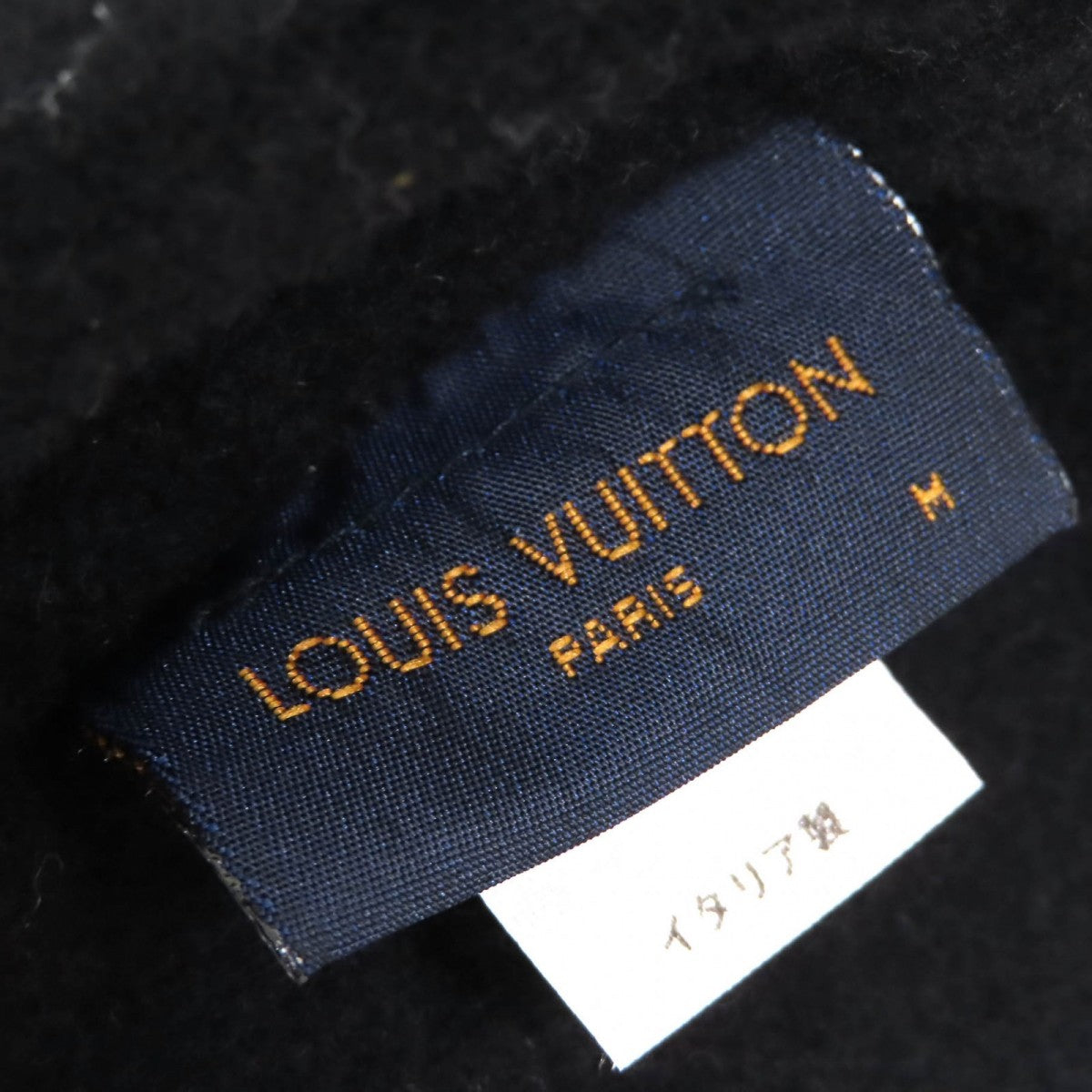 Louis Vuitton Hat M76743 Wool Black Bob Carry On Hat M
