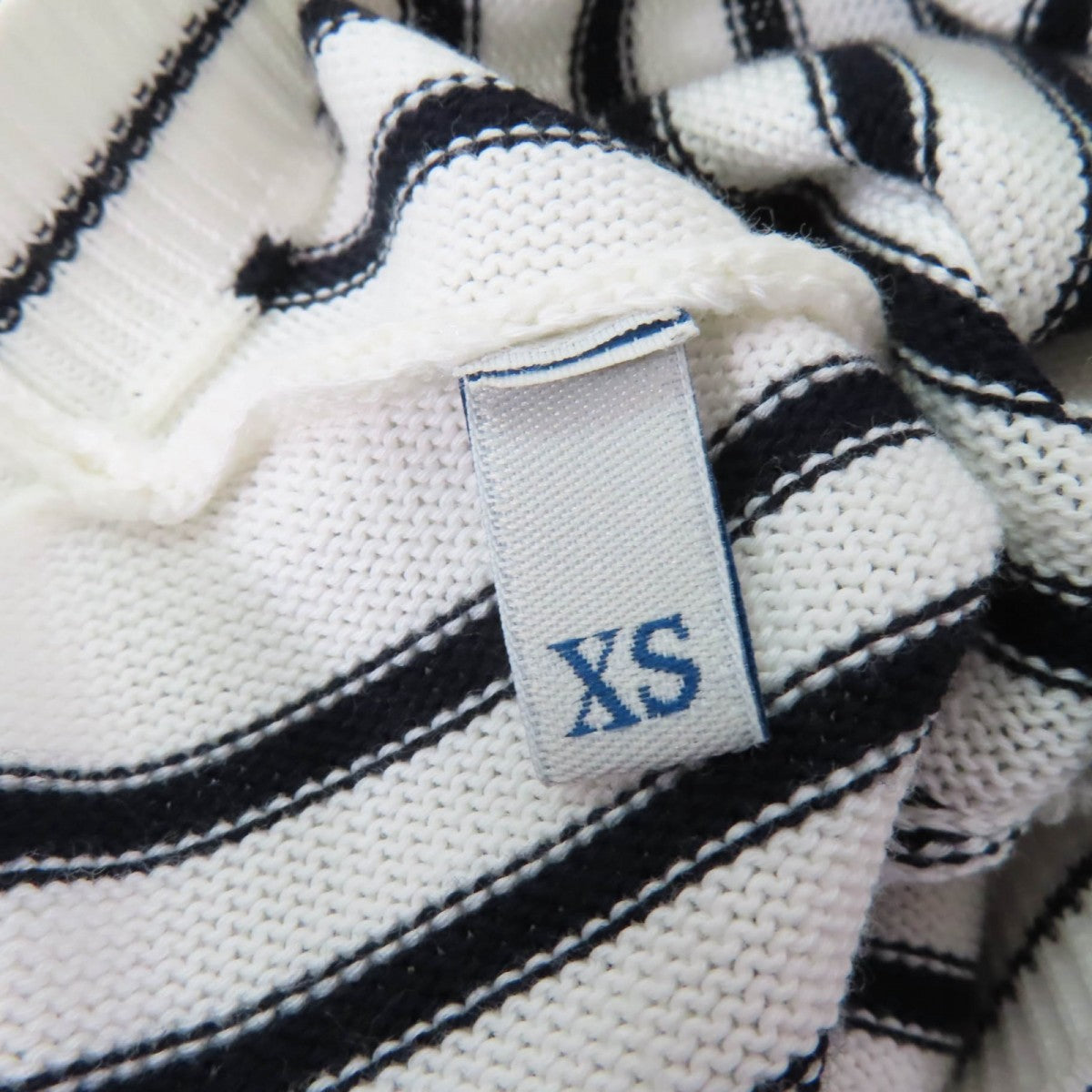 Moncler Knit Cotton Ivory Black Xs