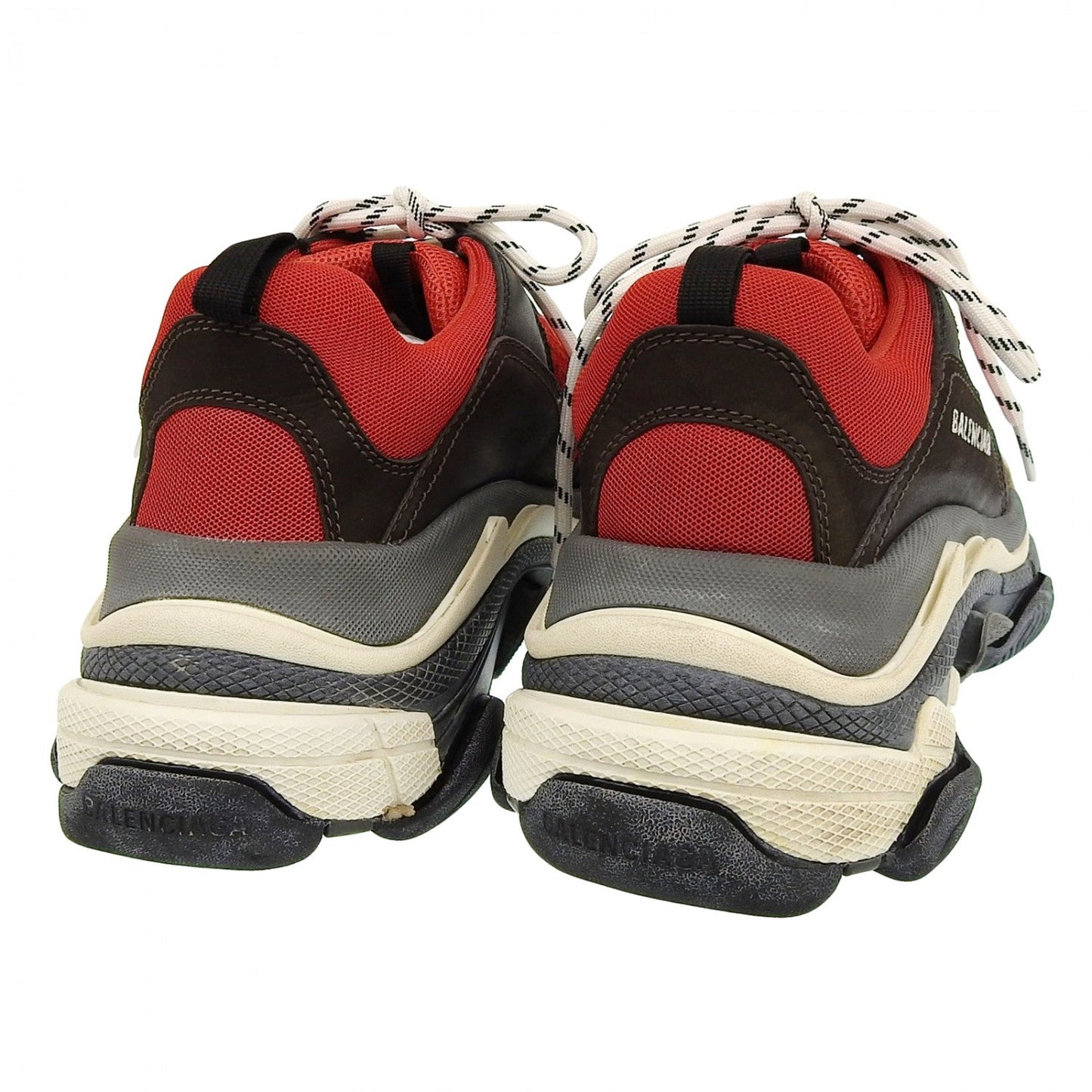 Balenciaga Sneakers 516440 Leather Red Triple-S Triple S 28.5