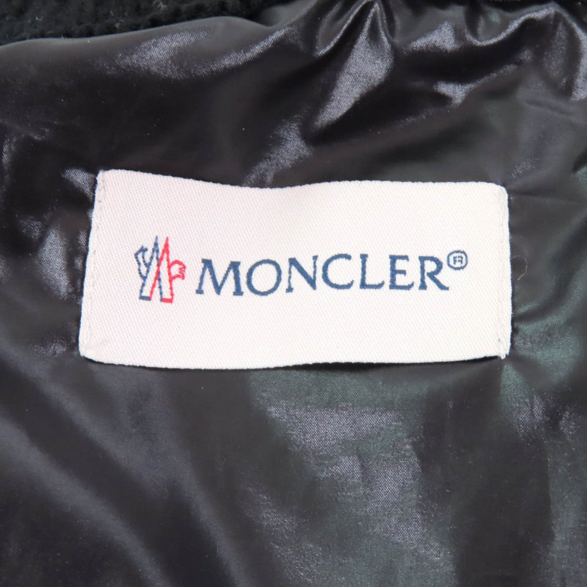 Moncler Down Jacket Nylon Black Cardigan Tricot Xs