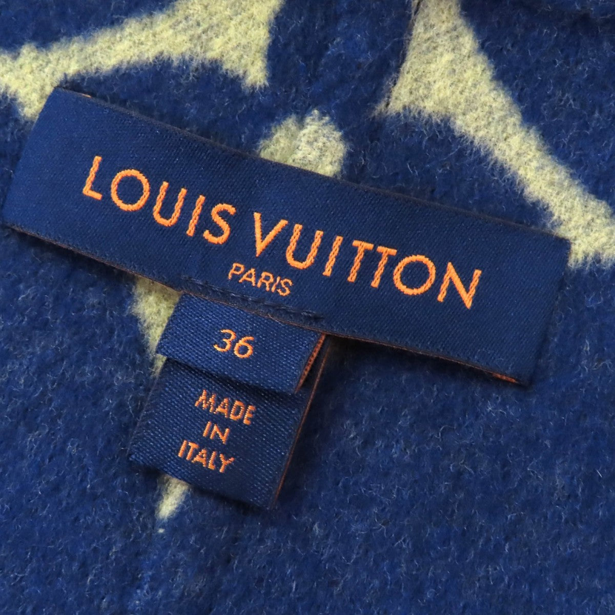 Louis Vuitton Coat Wool Navy 36