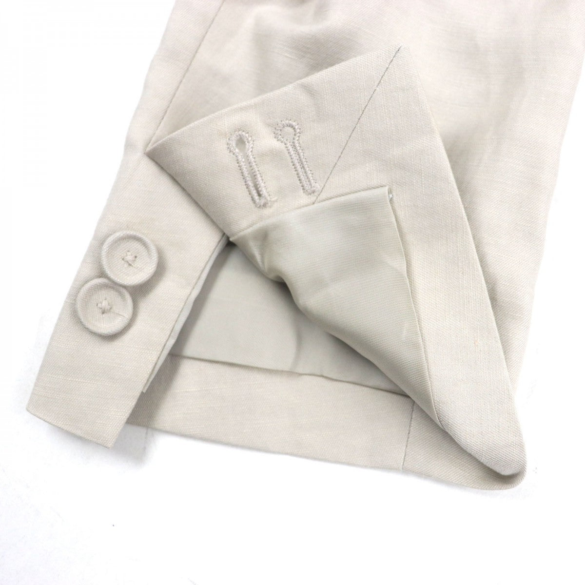 Fendi Tailored Jacket Fj0657 Linen Beige 52
