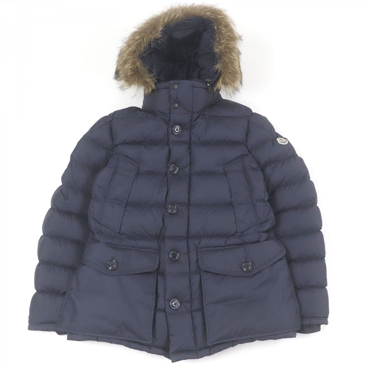 Moncler Down Jacket Nylon Navy Cluny Giubbotto 3