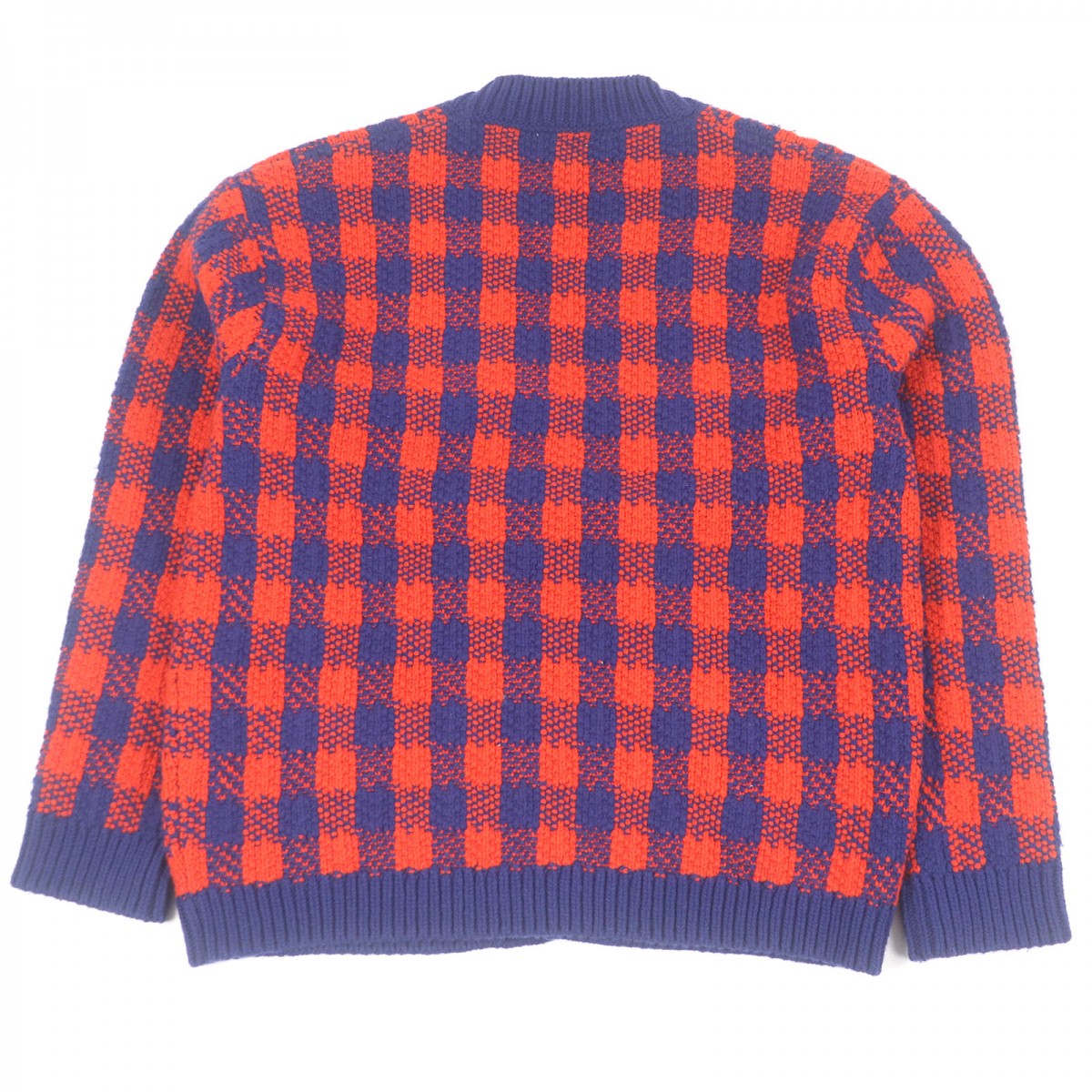 Gucci Cardigan 711571 Wool Orange Blue L