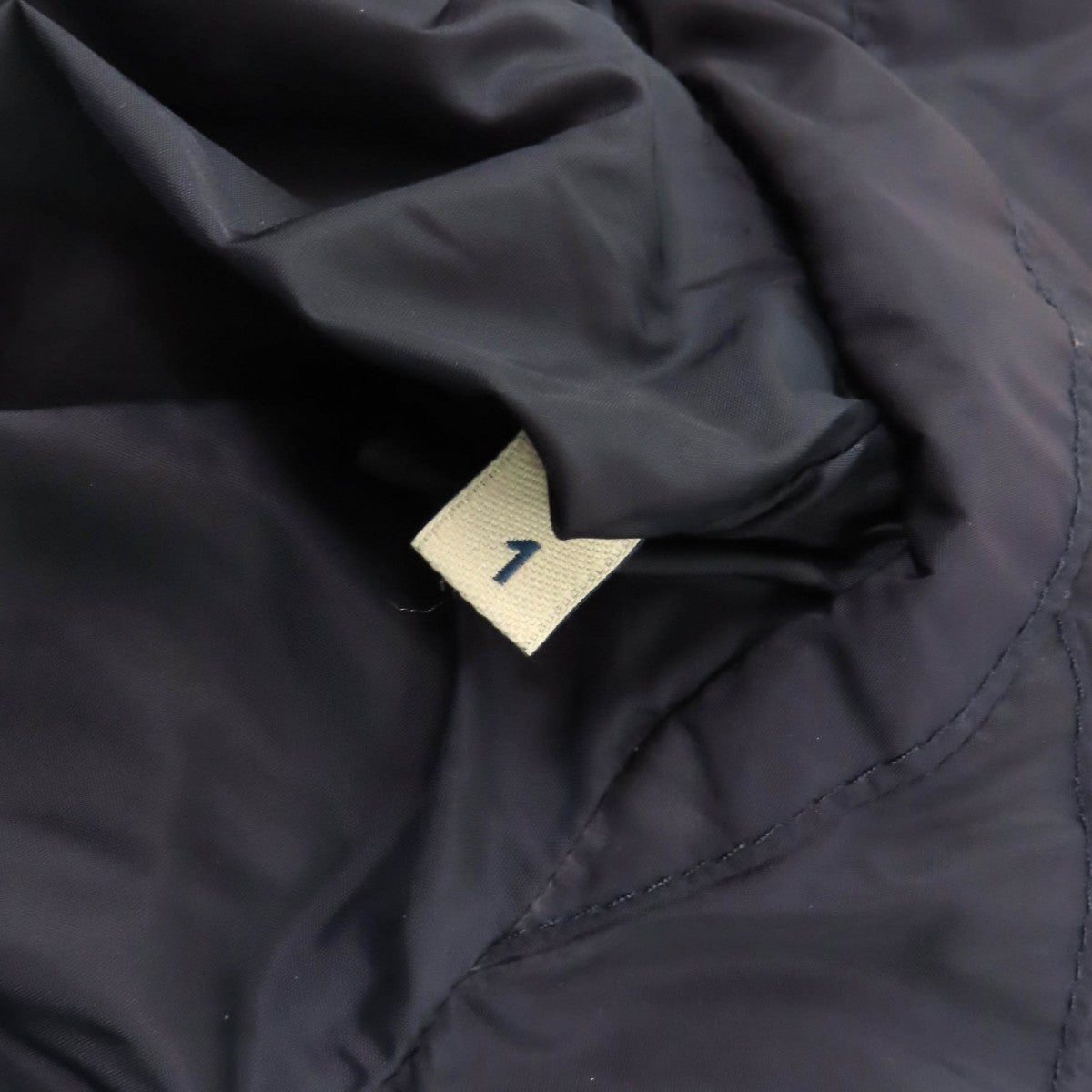 Moncler Down Coat Nylon Navy Flammette 1