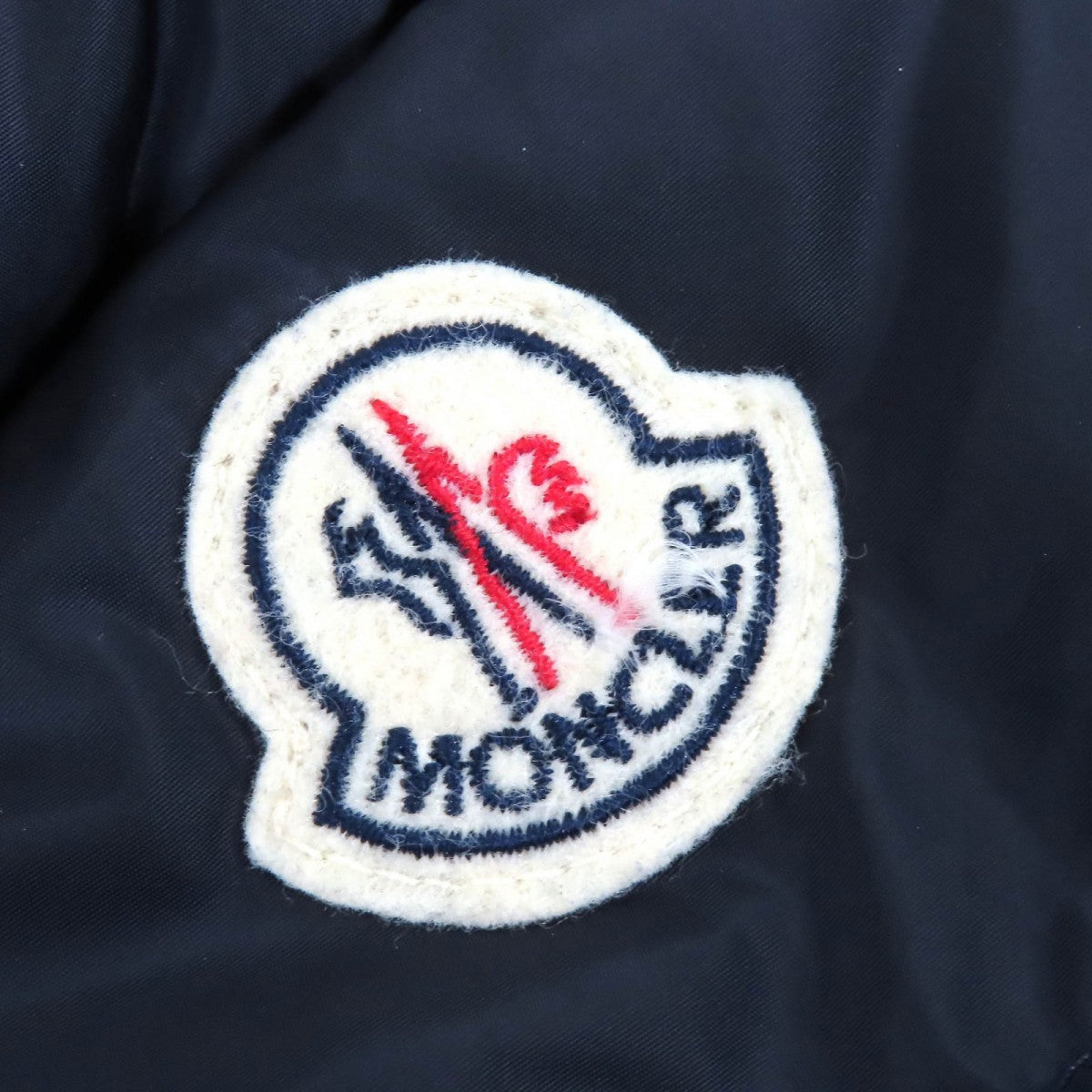 Moncler Down Coat Nylon Navy Flammette 1