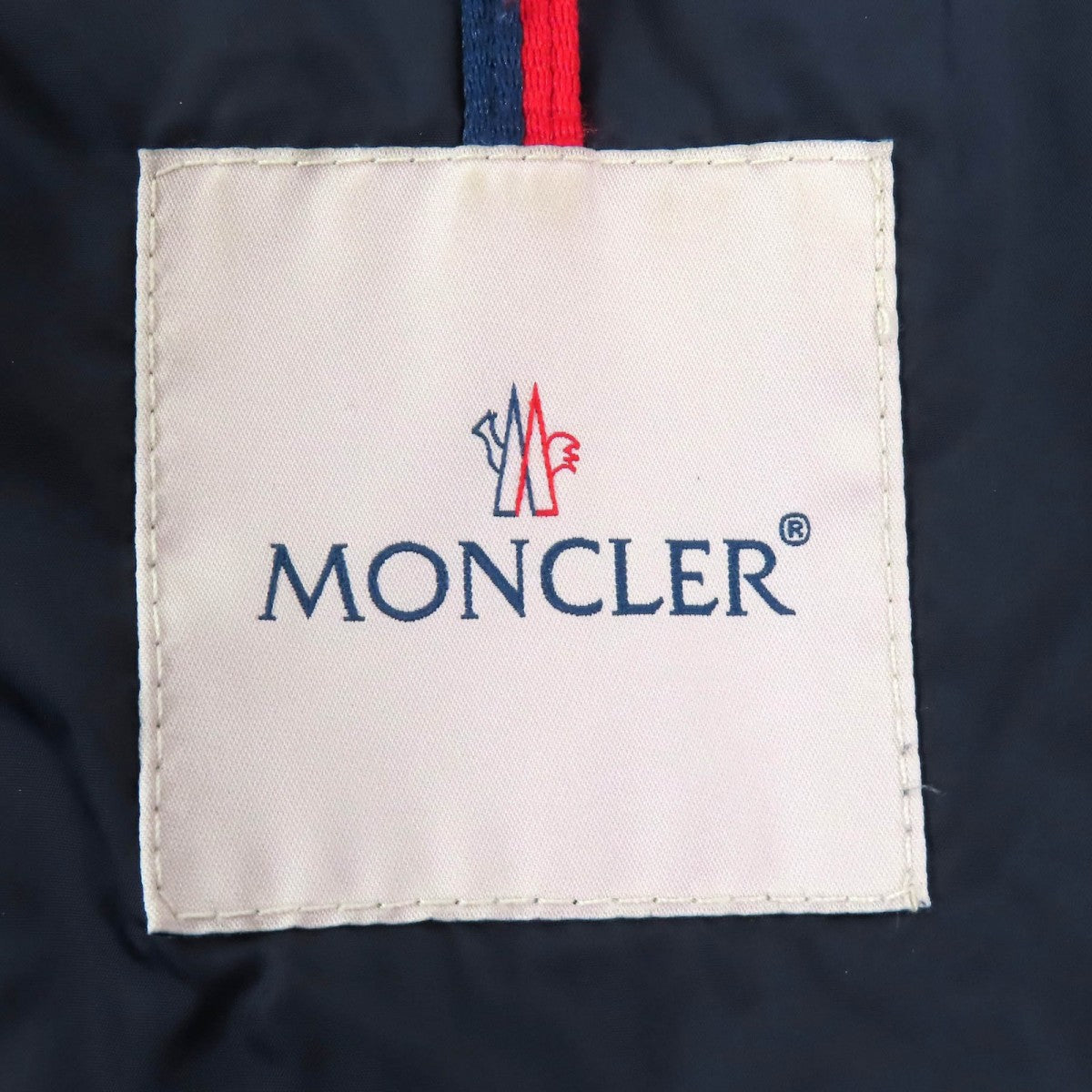 Moncler Down Coat Nylon Navy Flammette 1