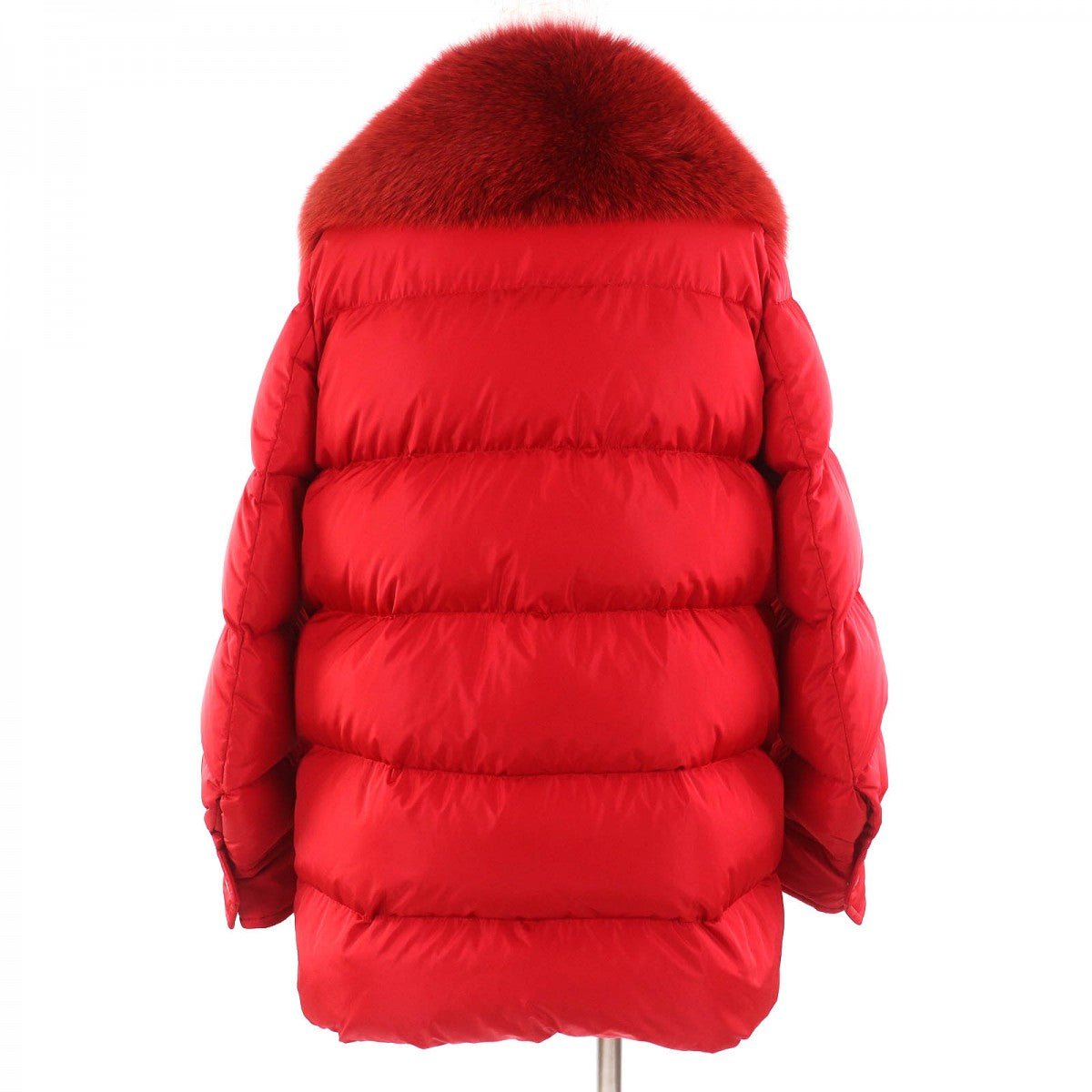 Moncler Down Jacket Nylon Red Mesange 1