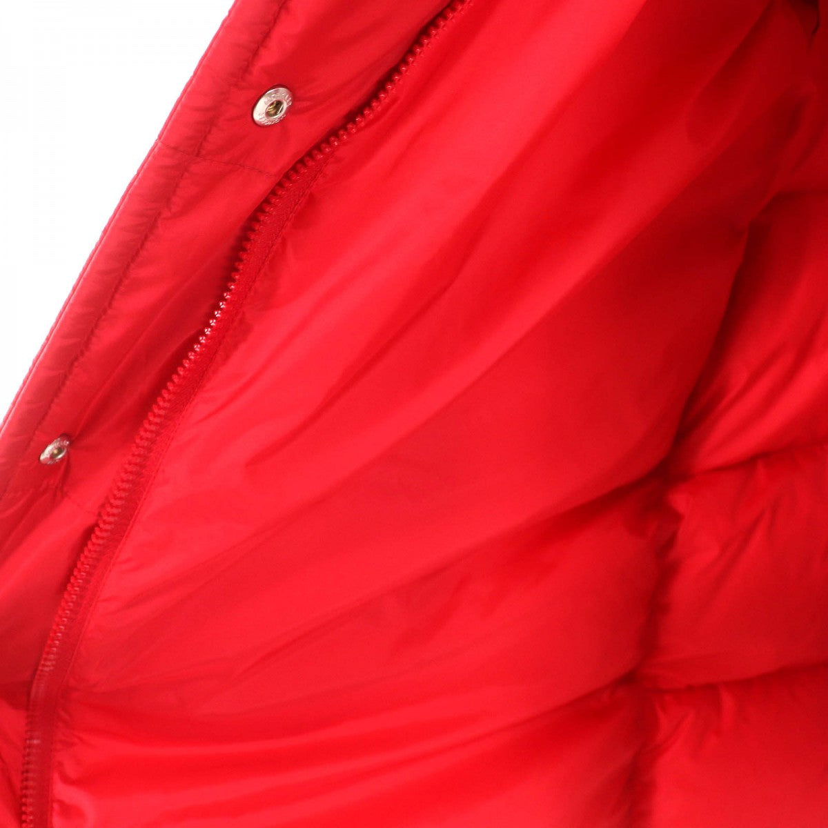Moncler Down Jacket Nylon Red Mesange 1