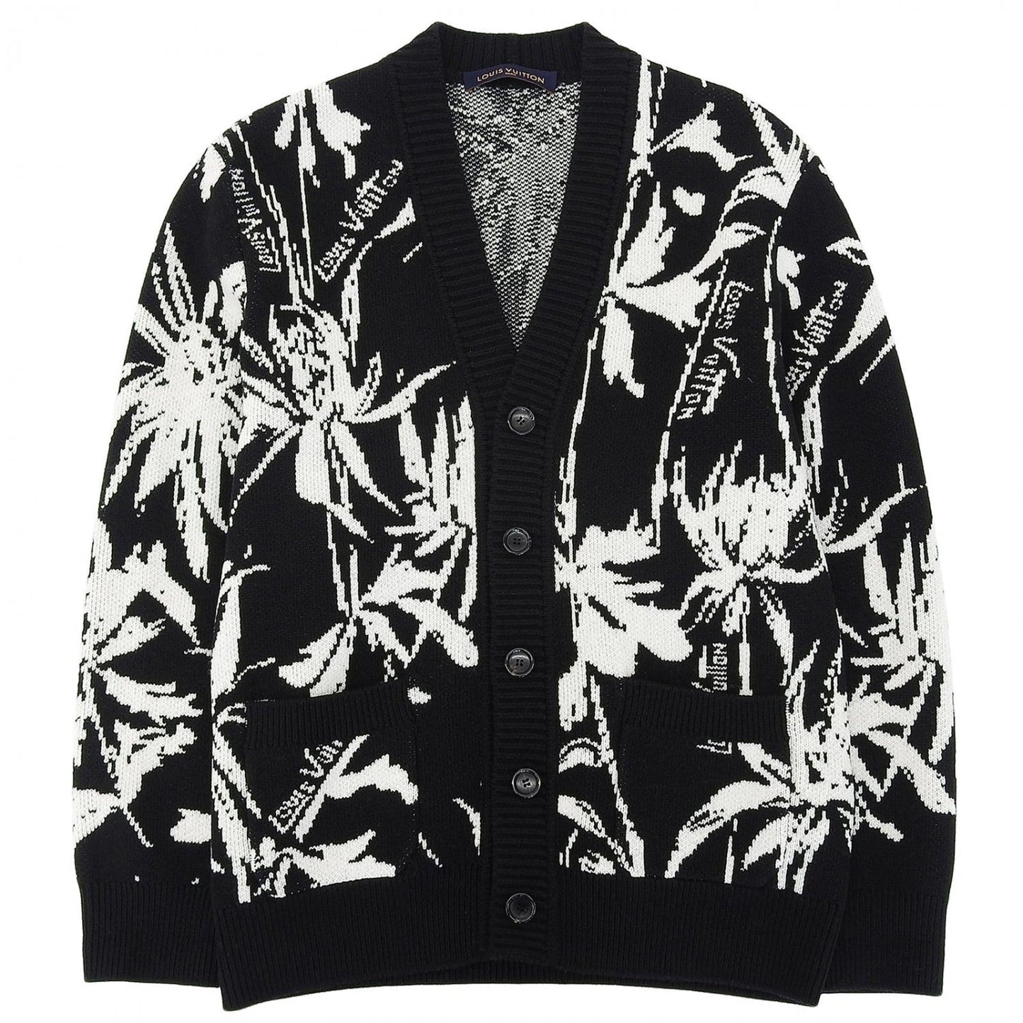Louis Vuitton Cardigan Wool Black S