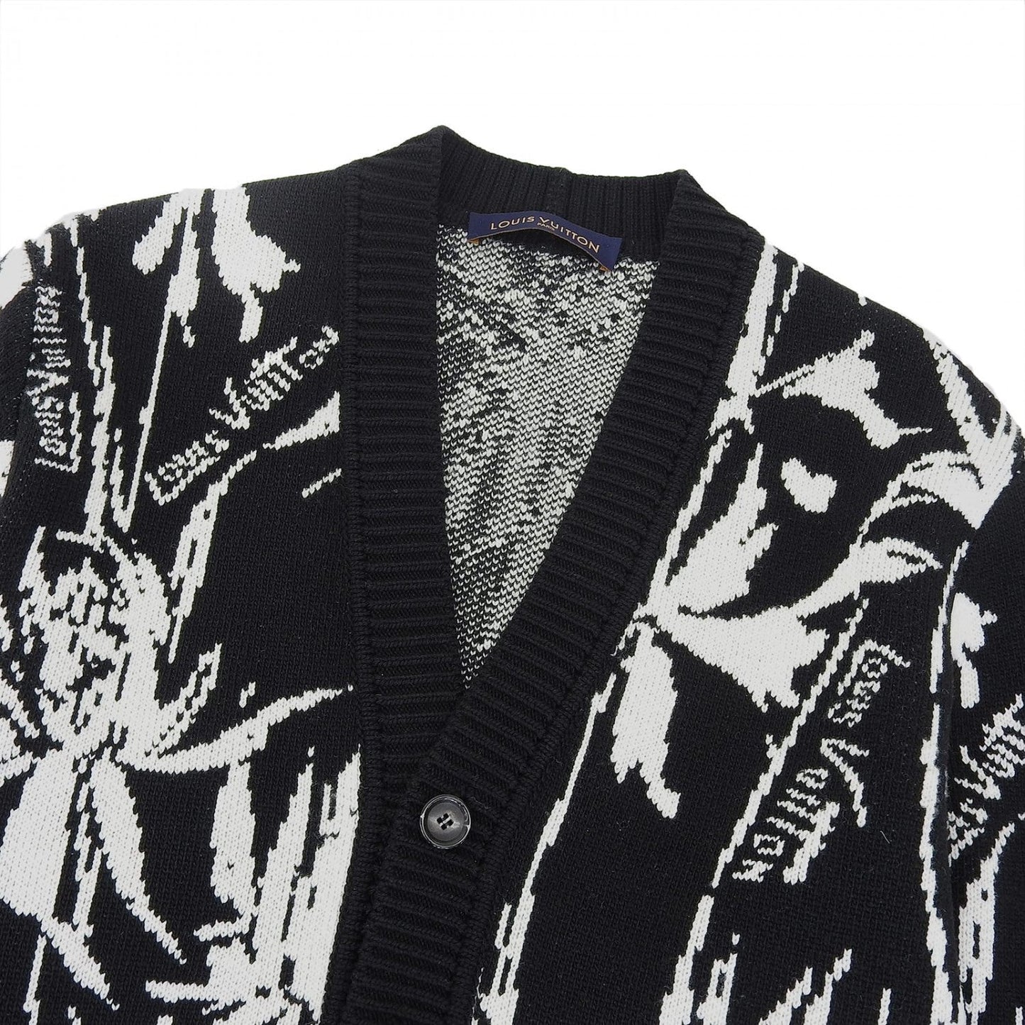 Louis Vuitton Cardigan Wool Black S