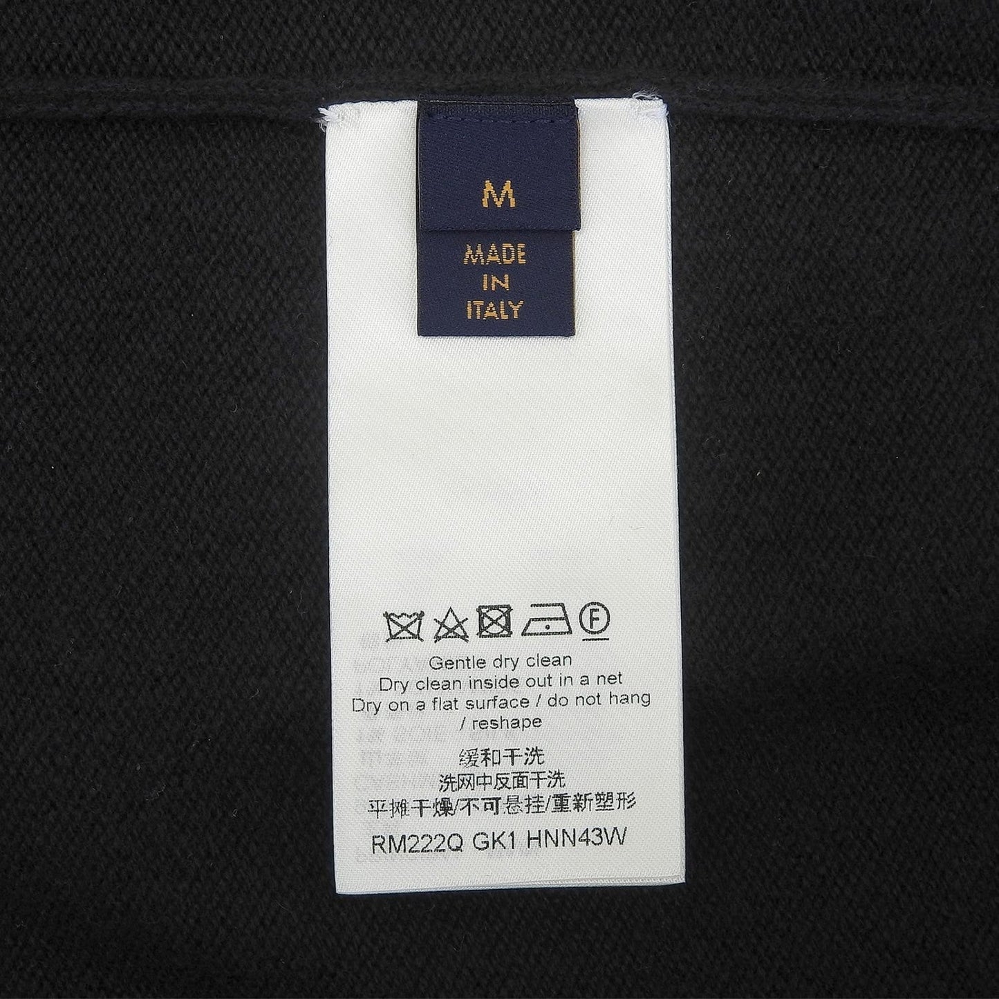 Louis Vuitton Knit Cashmere Black M