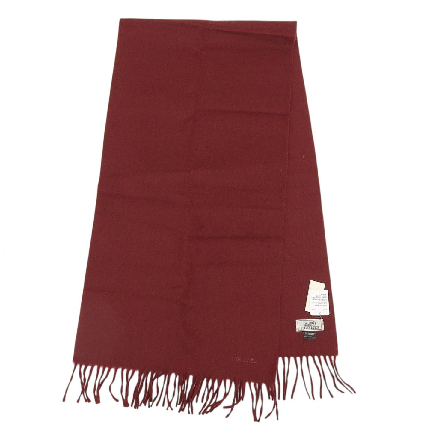 Hermes Scarf Cashmere Rouge