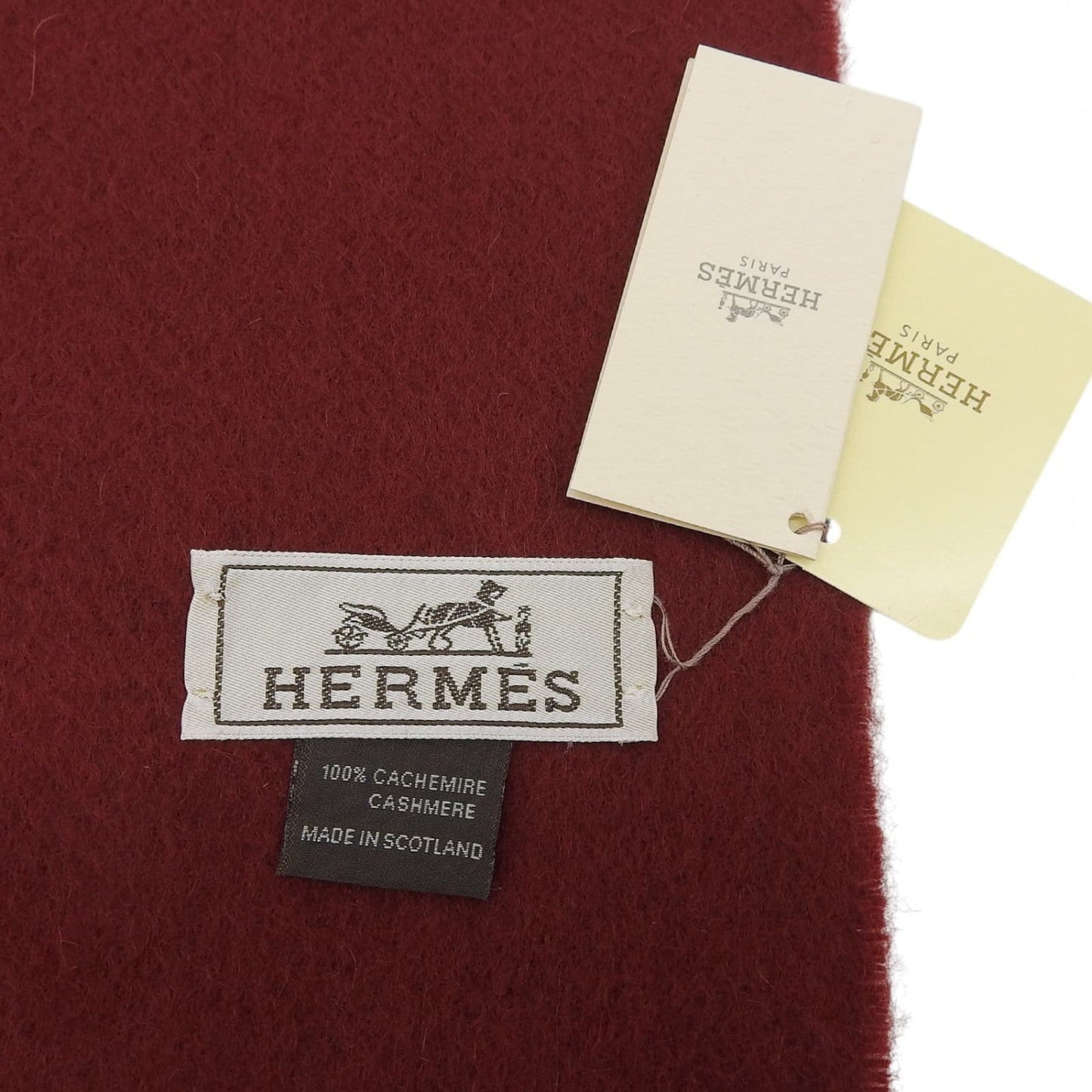 Hermes Scarf Cashmere Rouge