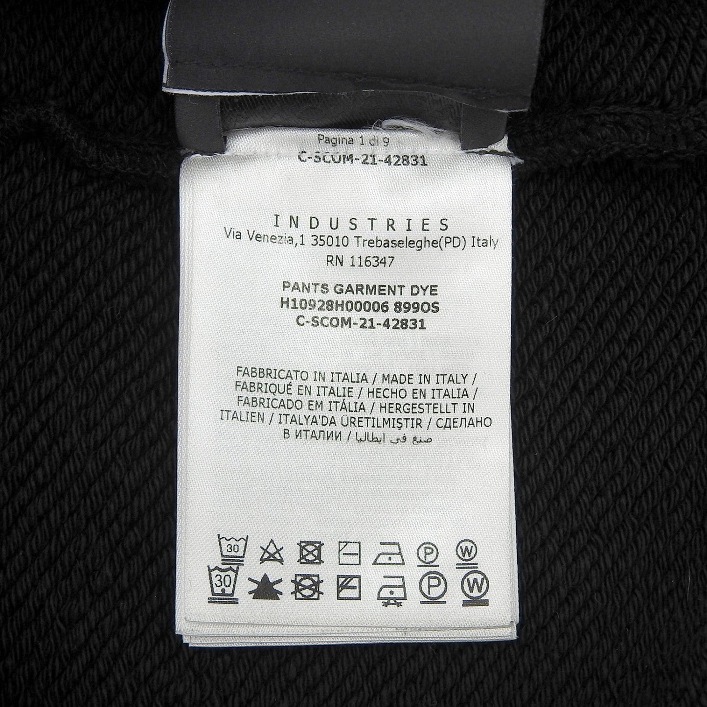 Moncler Genius 2 Pants Cotton Black Xs