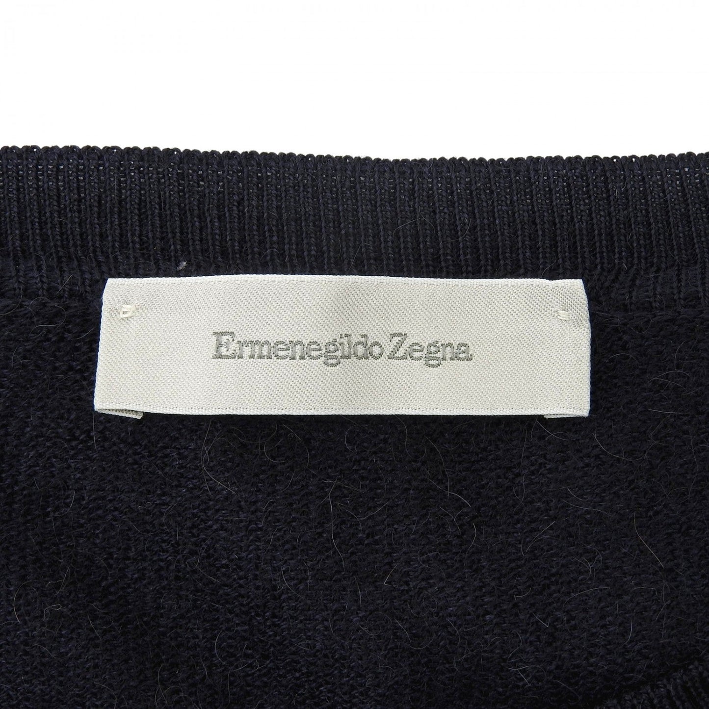 Ermenegildo Zegna Knit Camel Navy L/52
