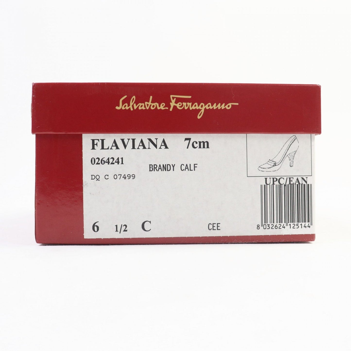 Salvatore Ferragamo Pumps Leather Brown Flaviana 6.5