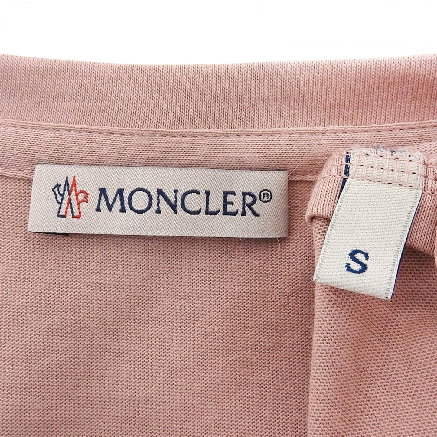 Moncler Short Sleeve T-Shirt Cotton Pink T-Shirt S