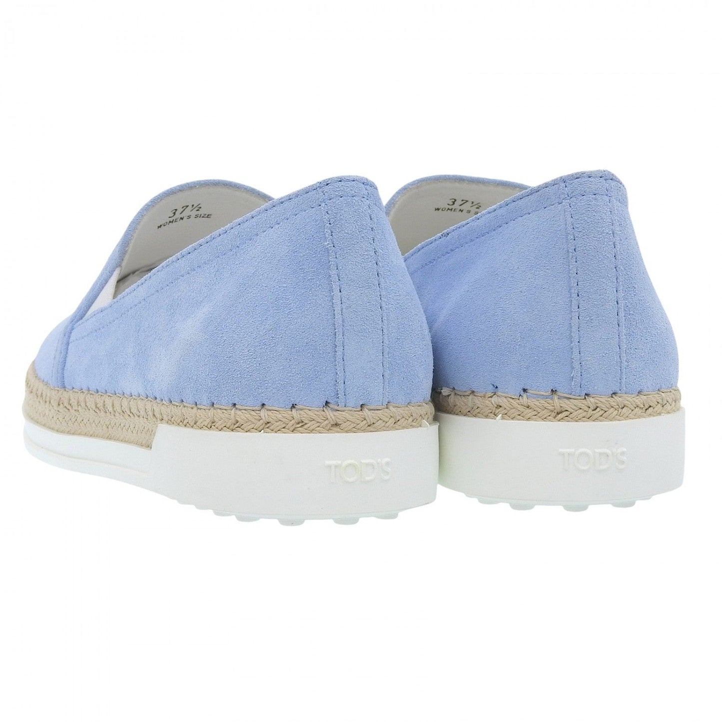 Tods Slip-On Xxw0Tv0J97Zhg0U025 Suede Leather Light Blue 37.5