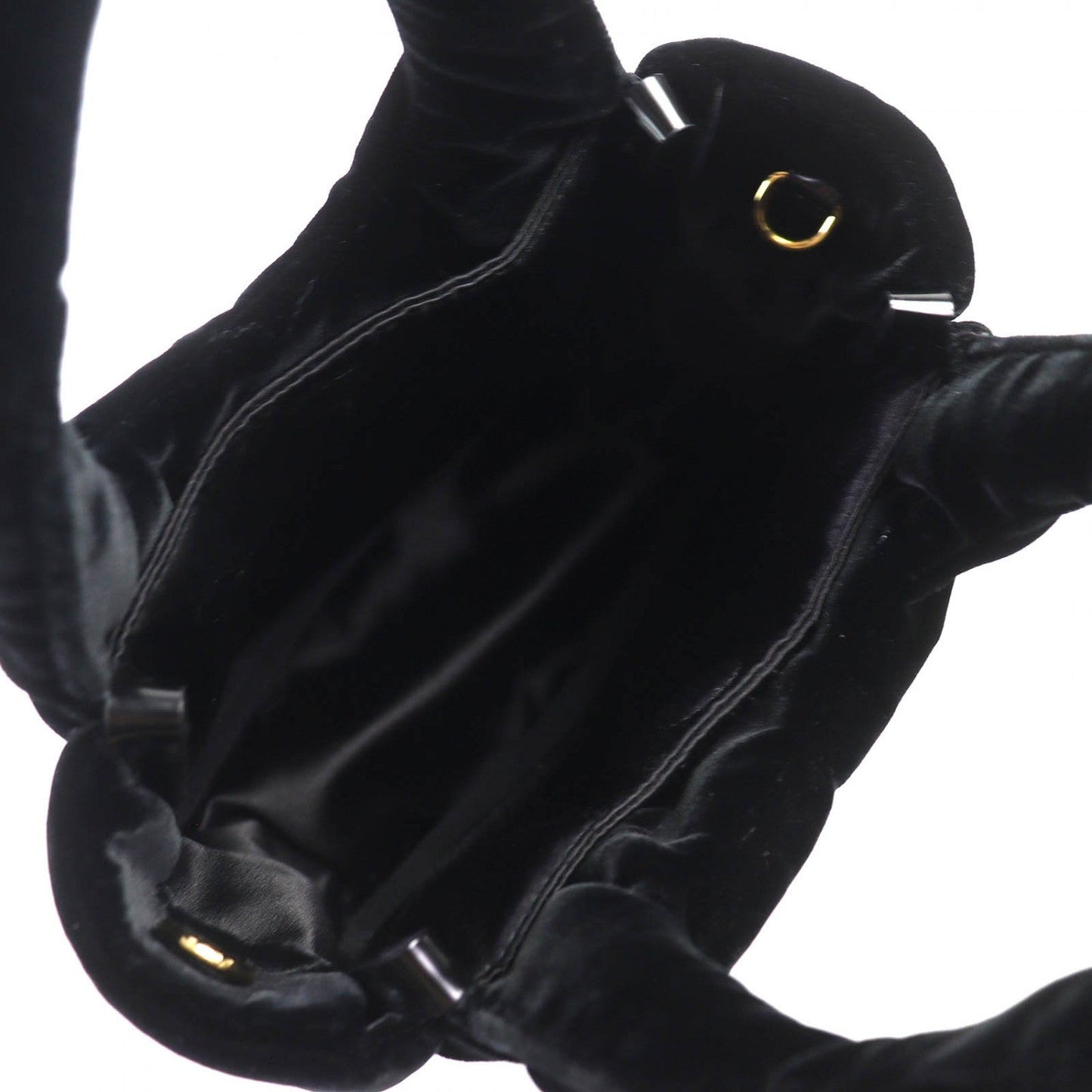 Prada Shoulder Bag 1Ba410 Velvet Black