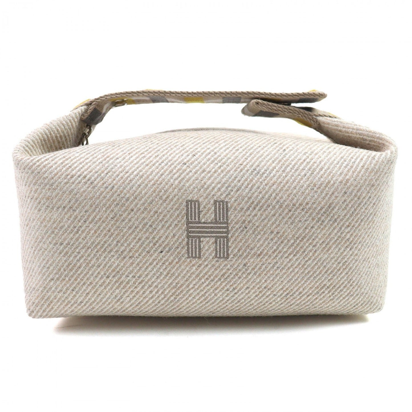 Hermes Pouch Wool Sagle Bride A Black Pm Oc