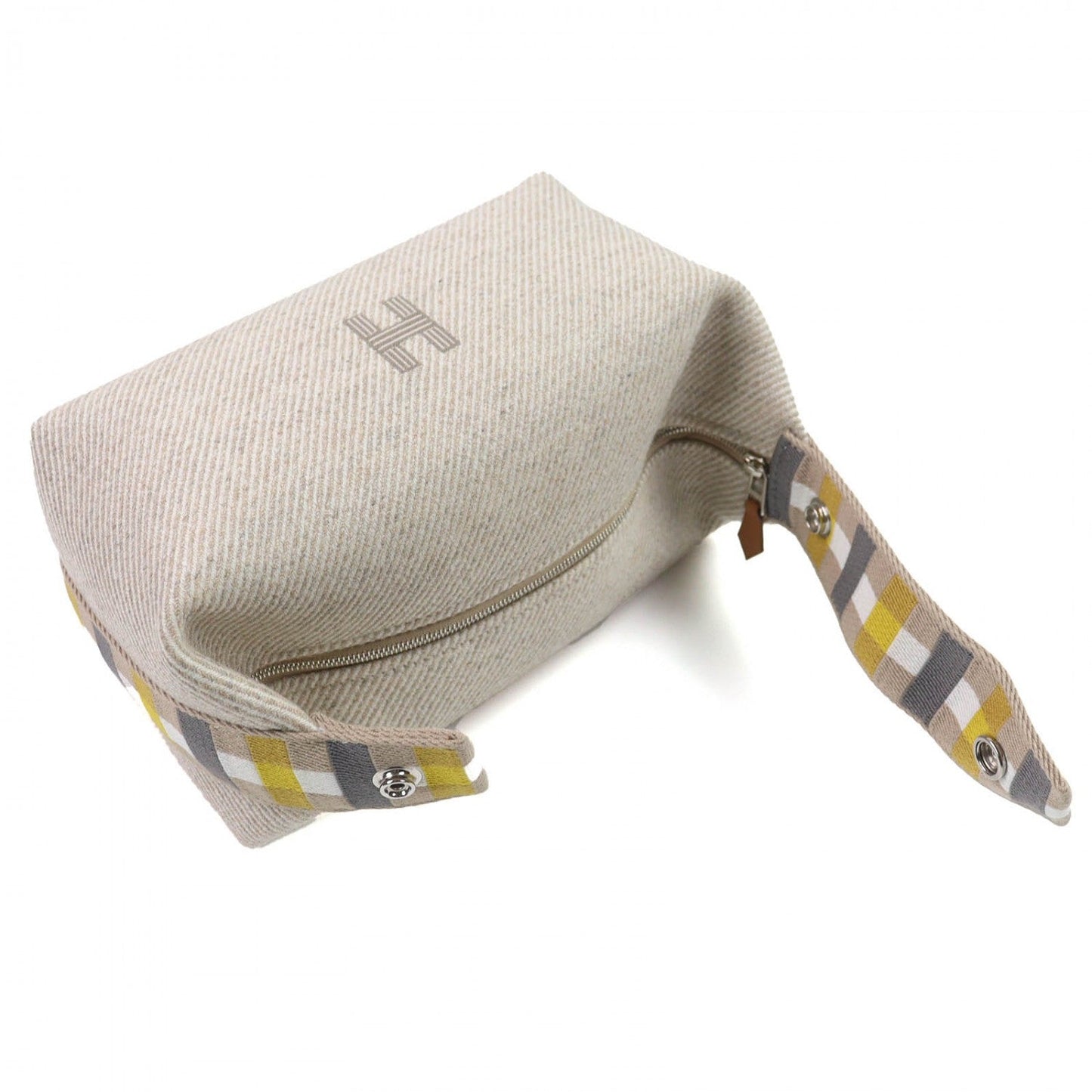 Hermes Pouch Wool Sagle Bride A Black Pm Oc