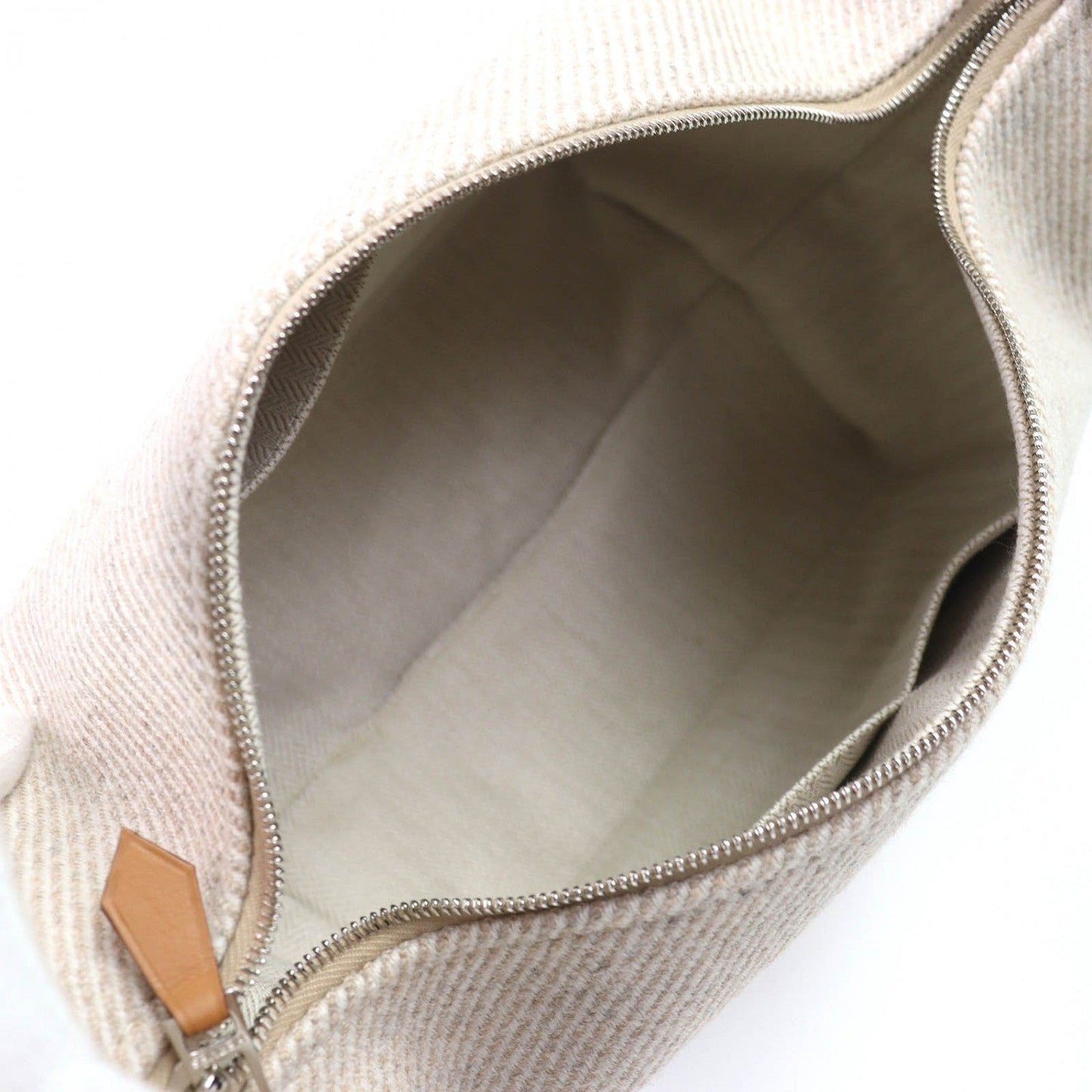 Hermes Pouch Wool Sagle Bride A Black Pm Oc