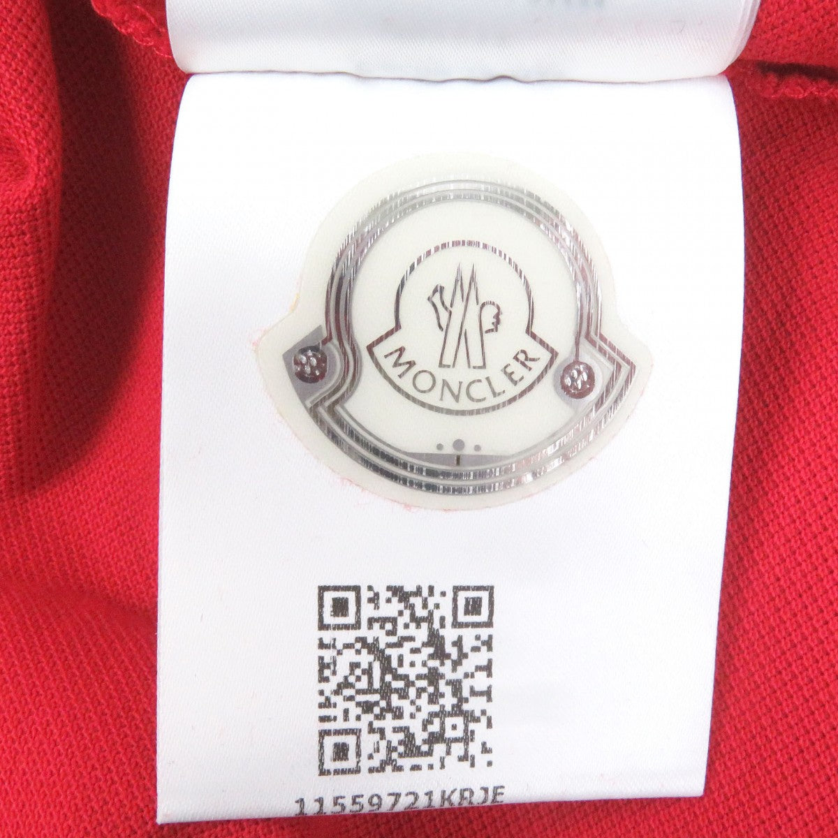 Moncler Short Sleeve Polo Shirt Cotton Red Maglia Polo Manicacorta S
