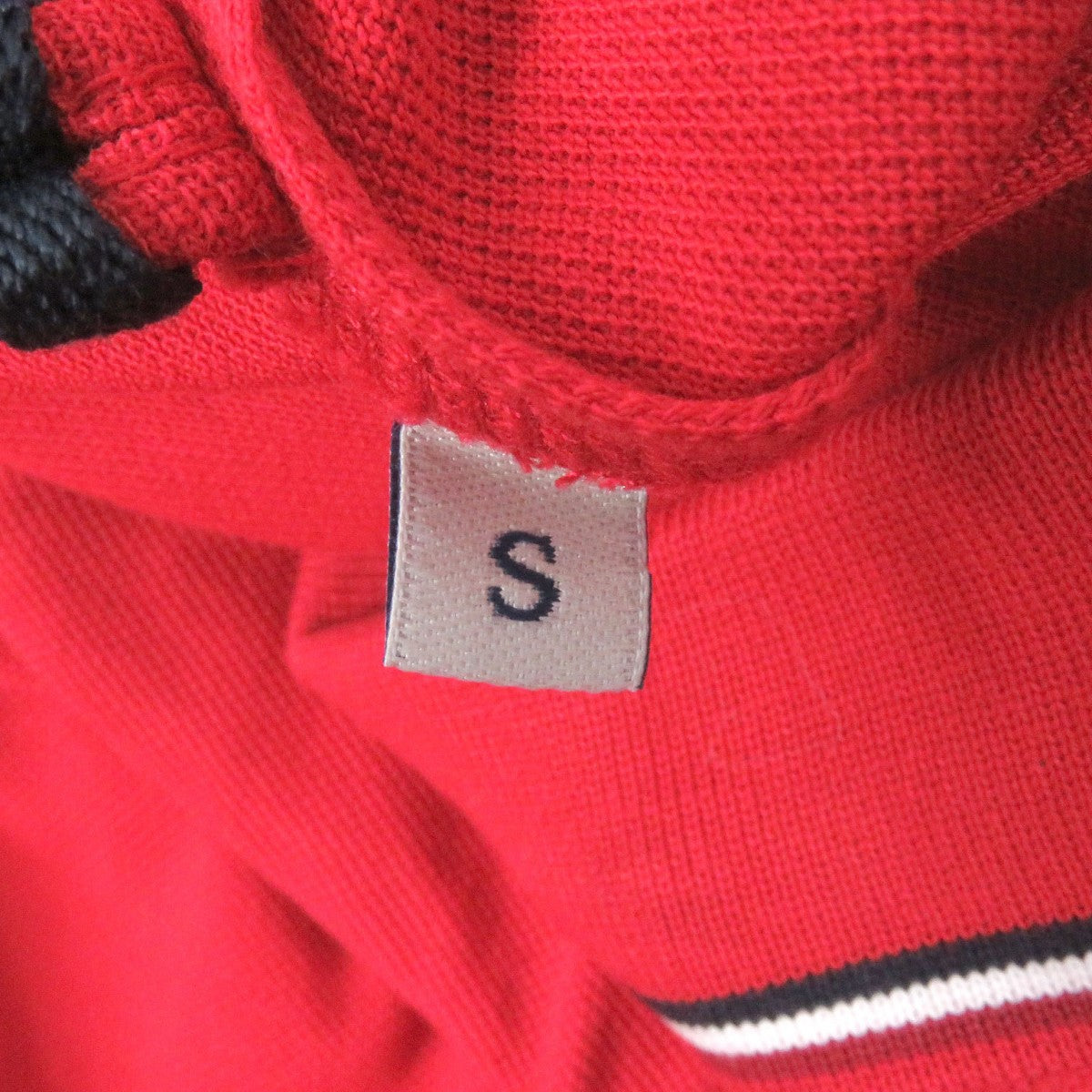 Moncler Short Sleeve Polo Shirt Cotton Red Maglia Polo Manicacorta S